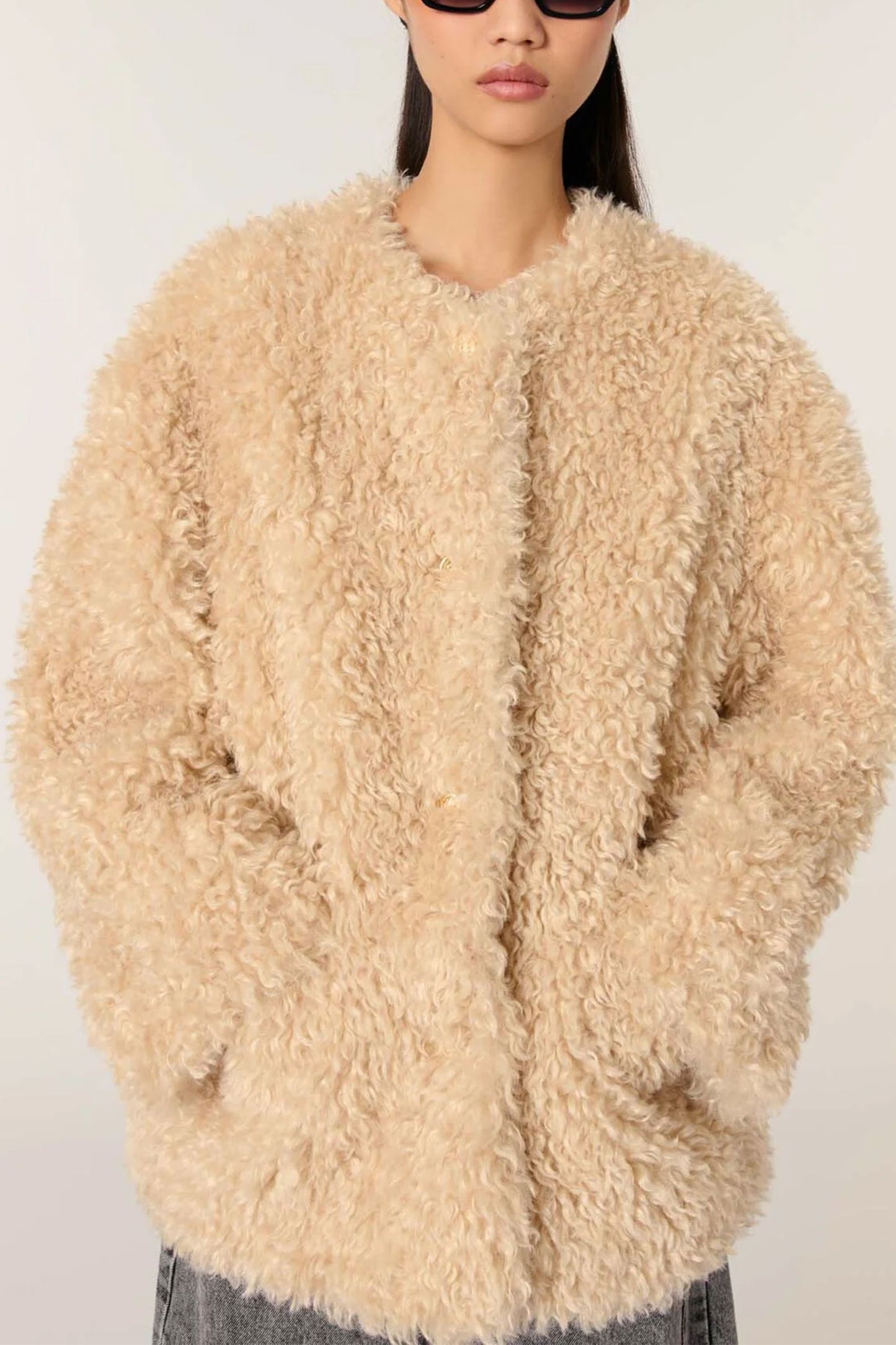 Short Faux Fur Coat