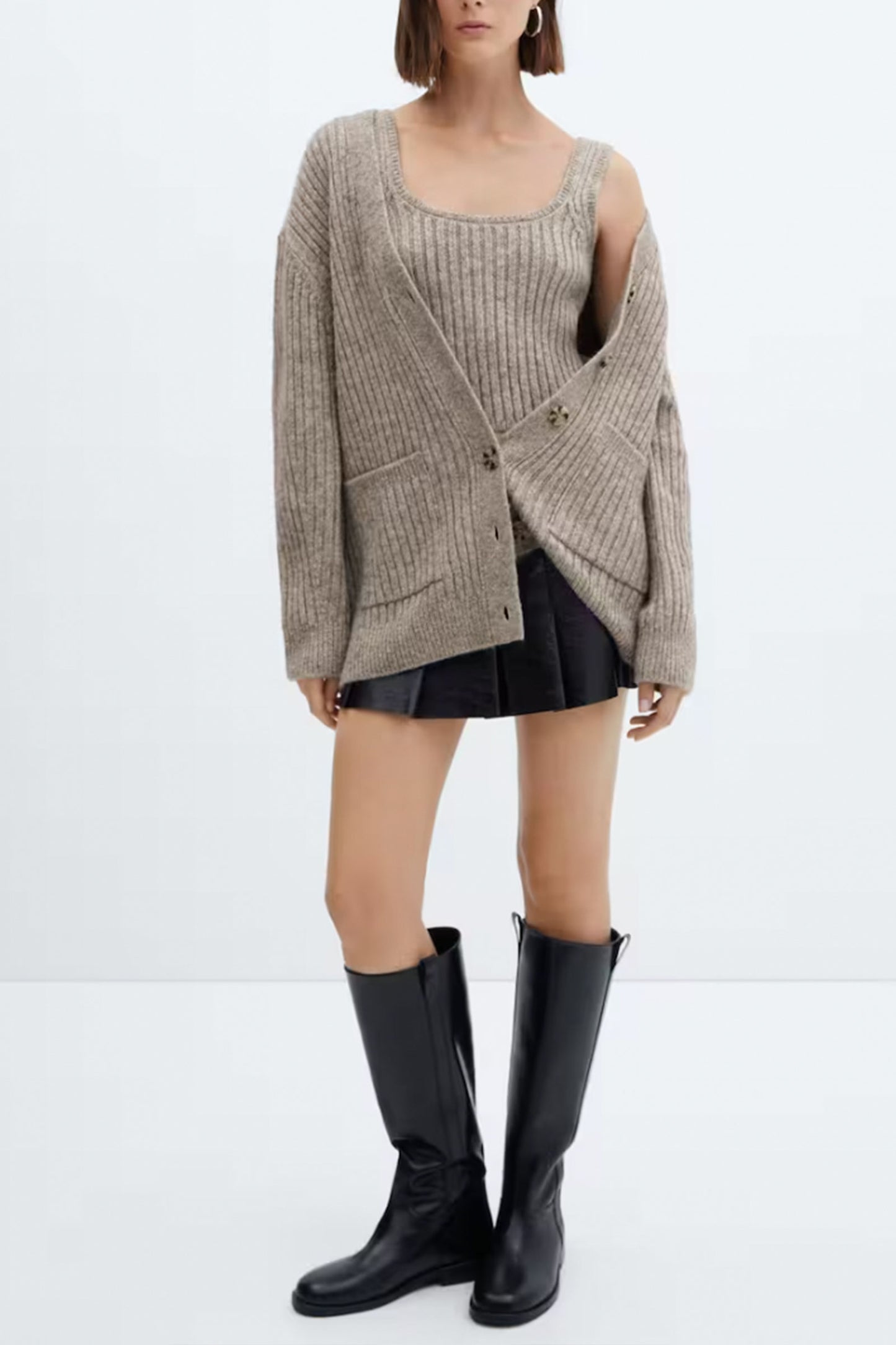 Ribbed strap top