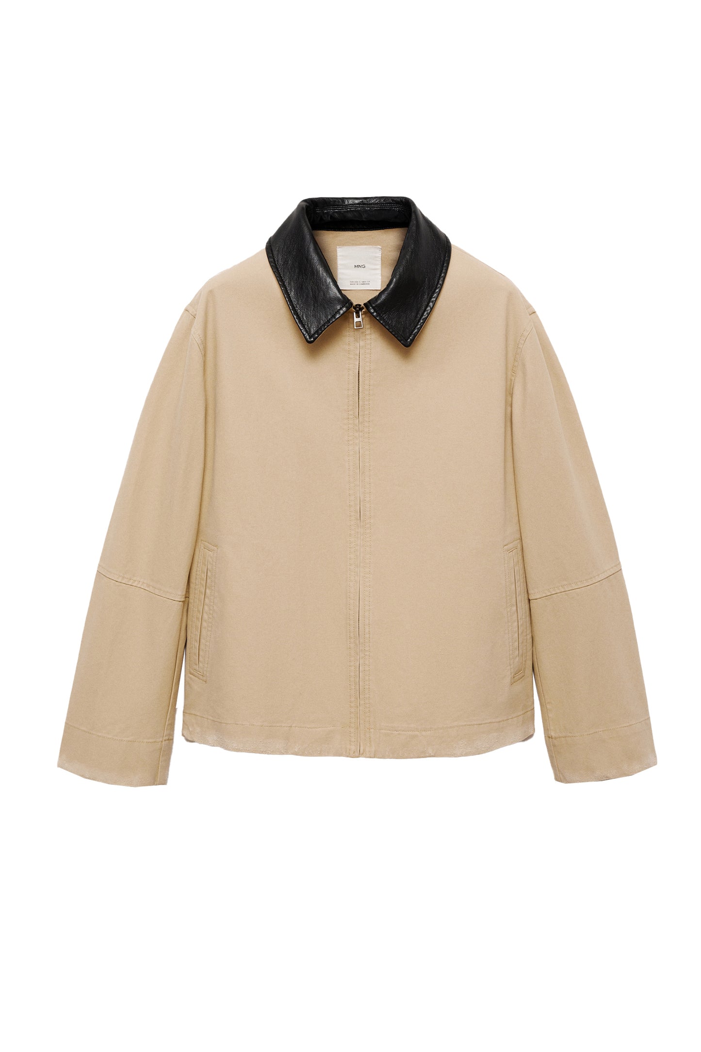 Contrast Collar Jacket