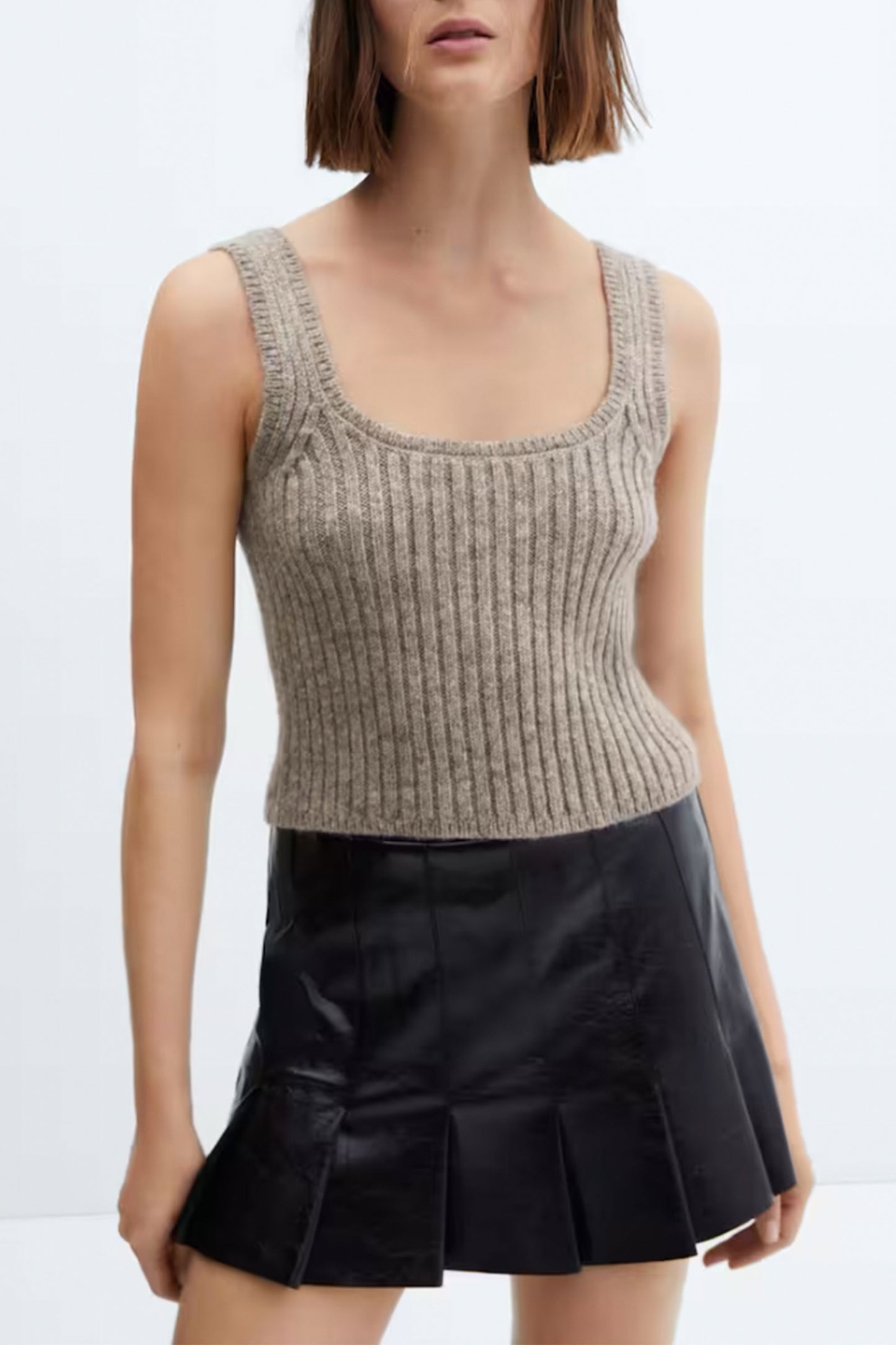 Ribbed strap top
