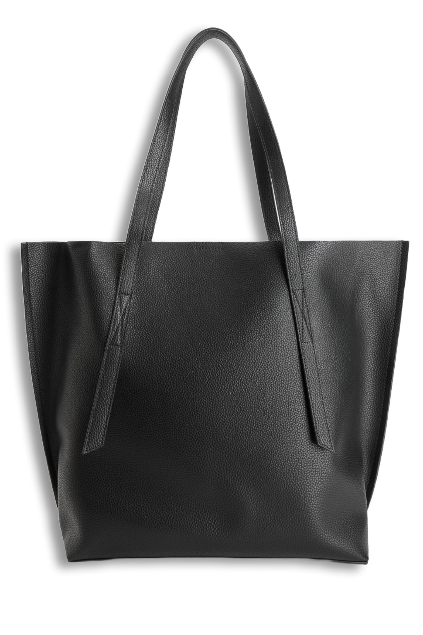 Sia East/West Minimal Tote Bag, Black