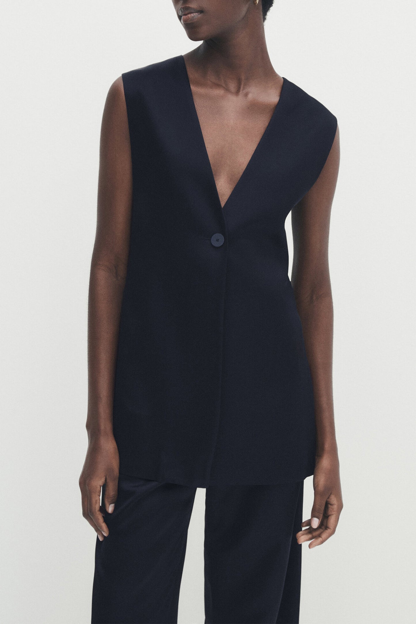 Long Satin Waistcoat