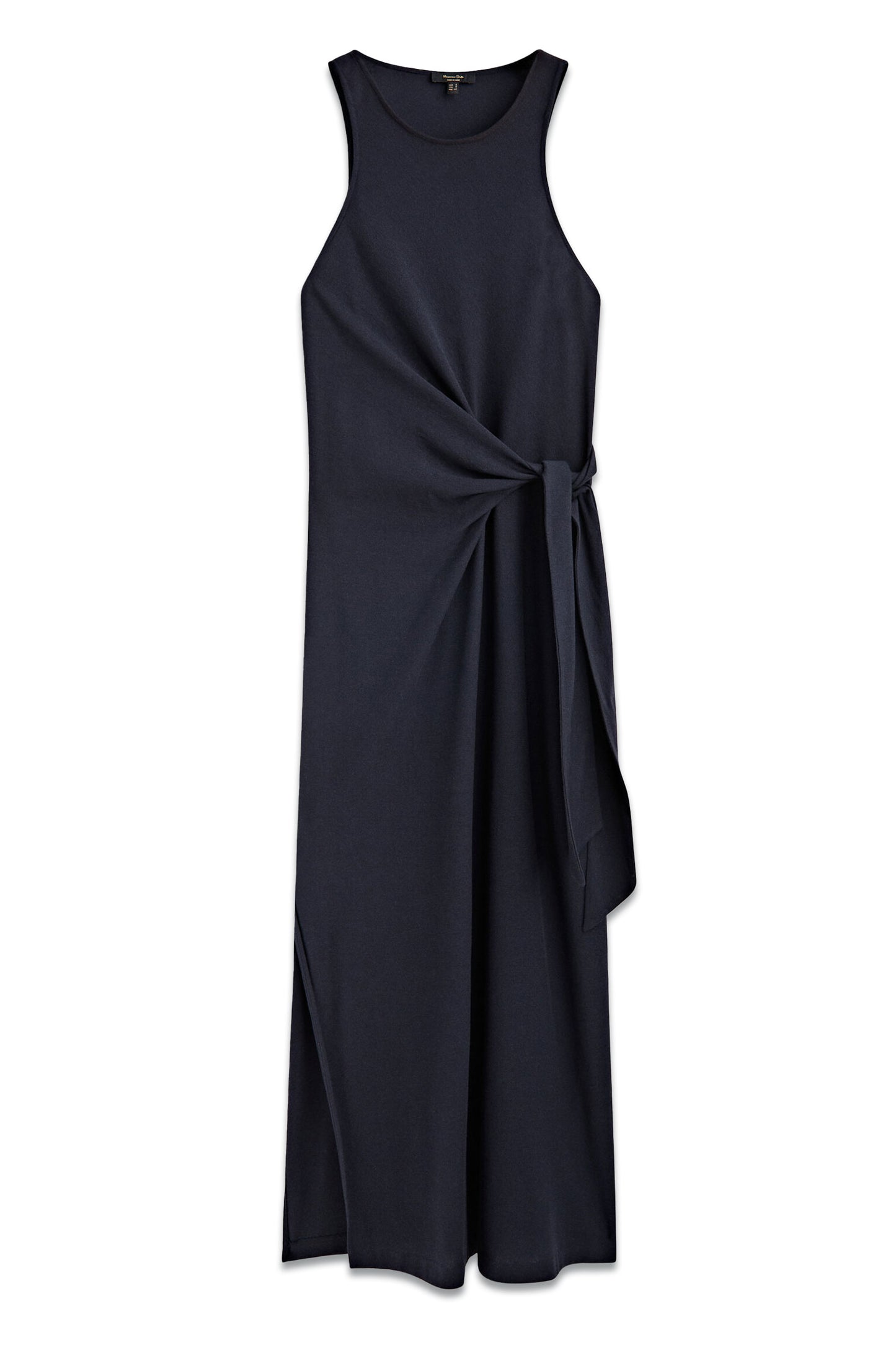 Midi Dress with Knot Detail