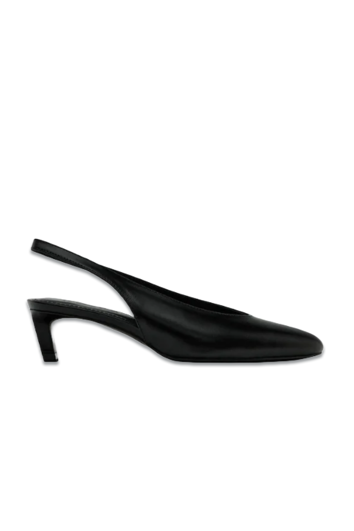 Round Toe Slingback Heeled Shoes