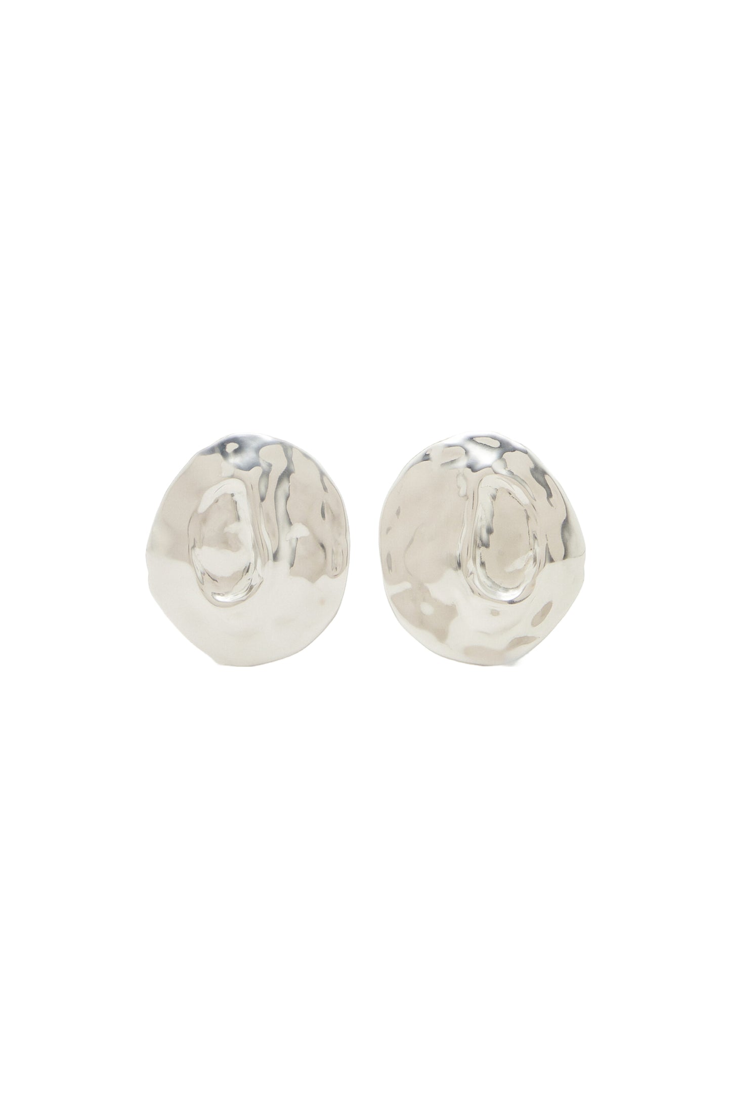 Round Textured Earrings - Limited Edition