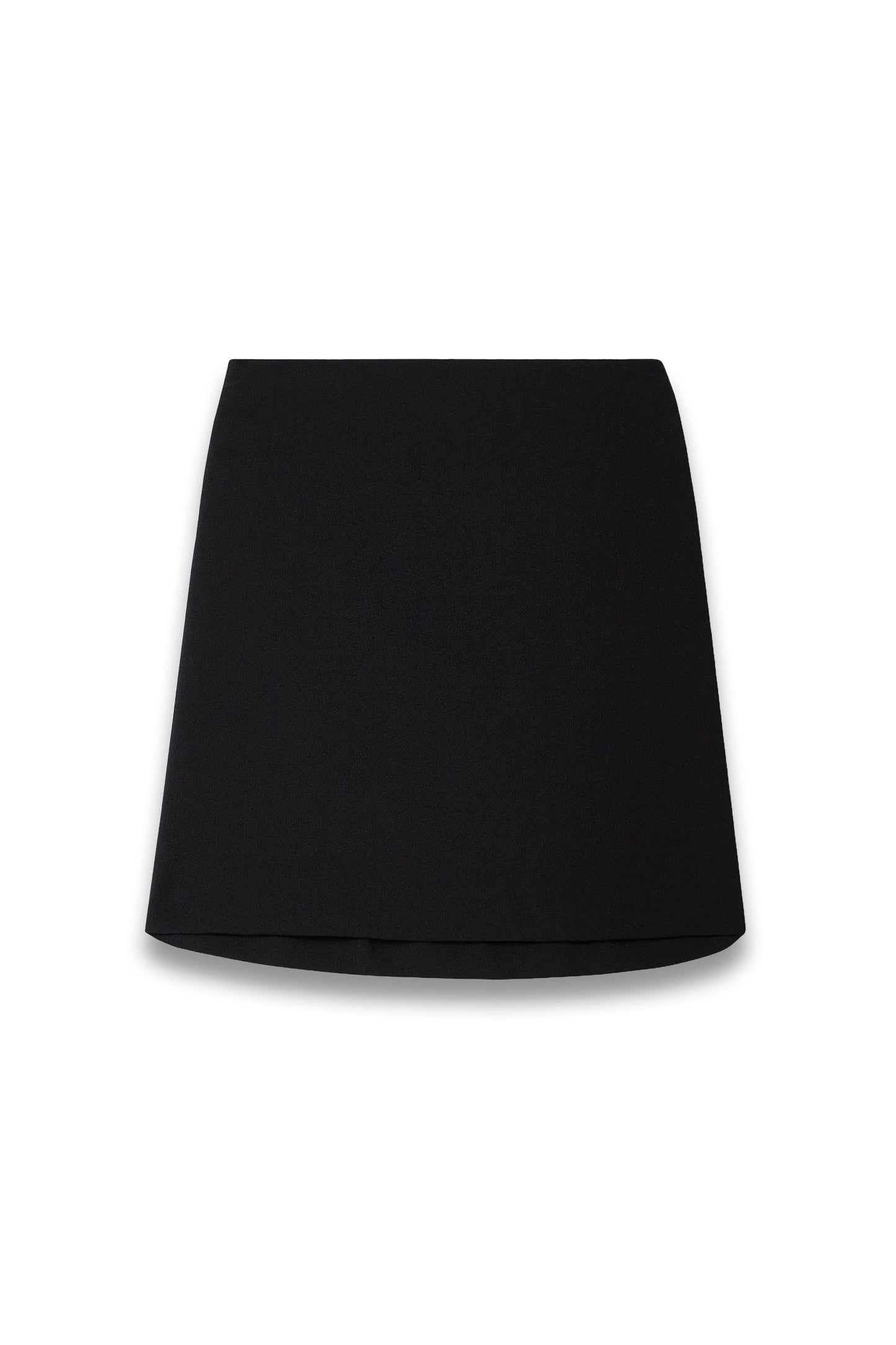 Crepe Mini Skirt