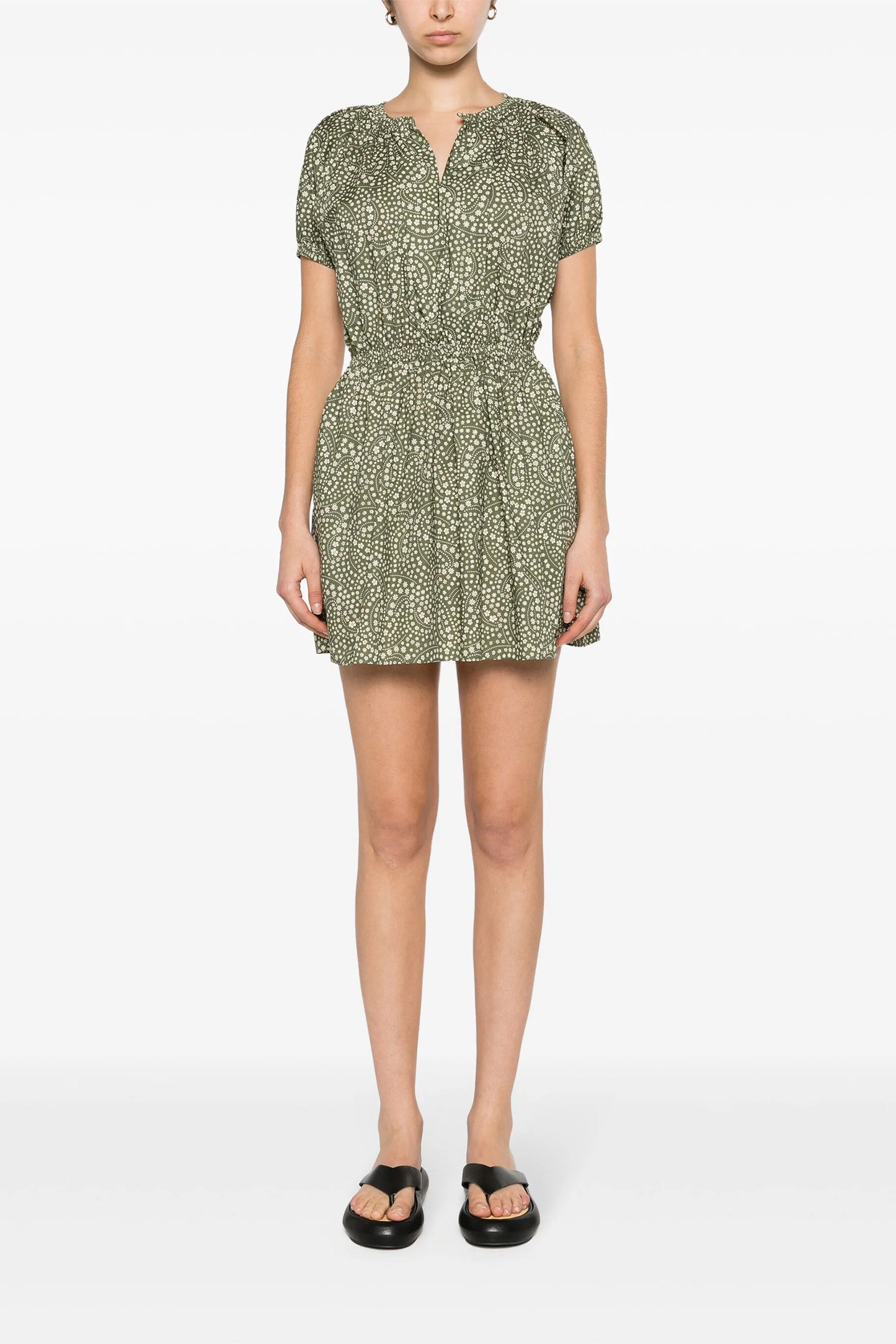 Cocoon Poplin Minidress
