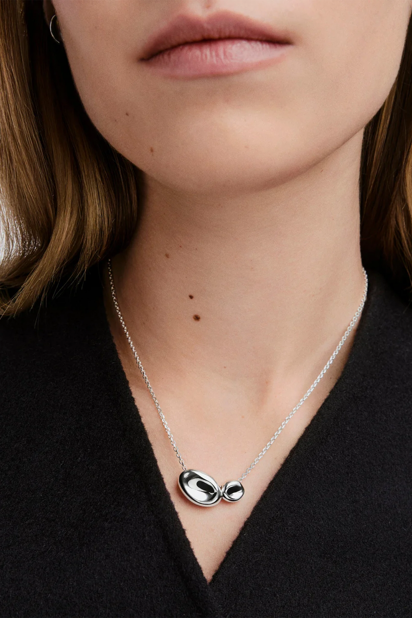 Organic Dôme Pebble Necklace