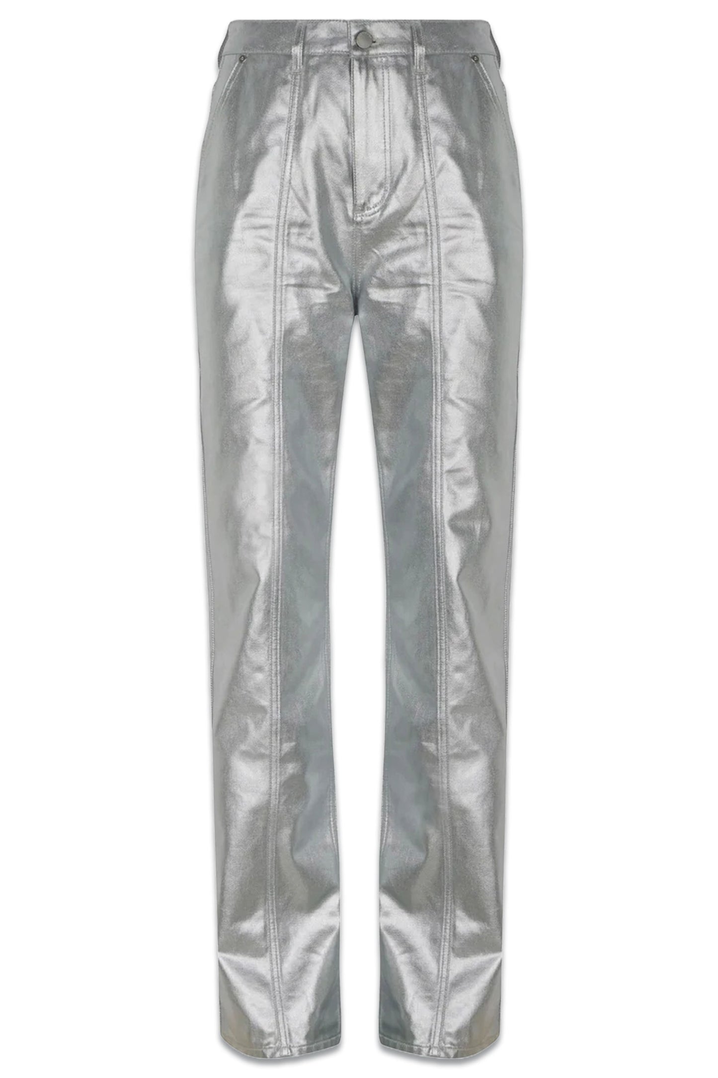 Silver Straight Jeans