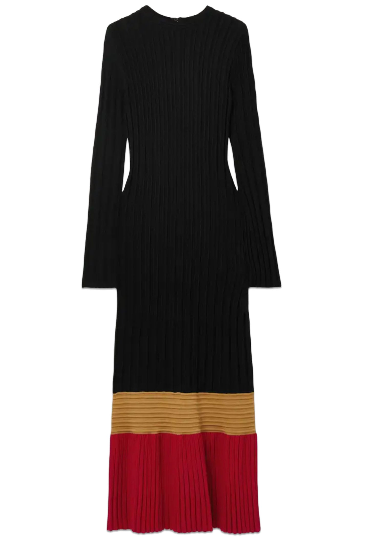 Fiona Ribbed Cashmere And Silk-Blend Midi Dress