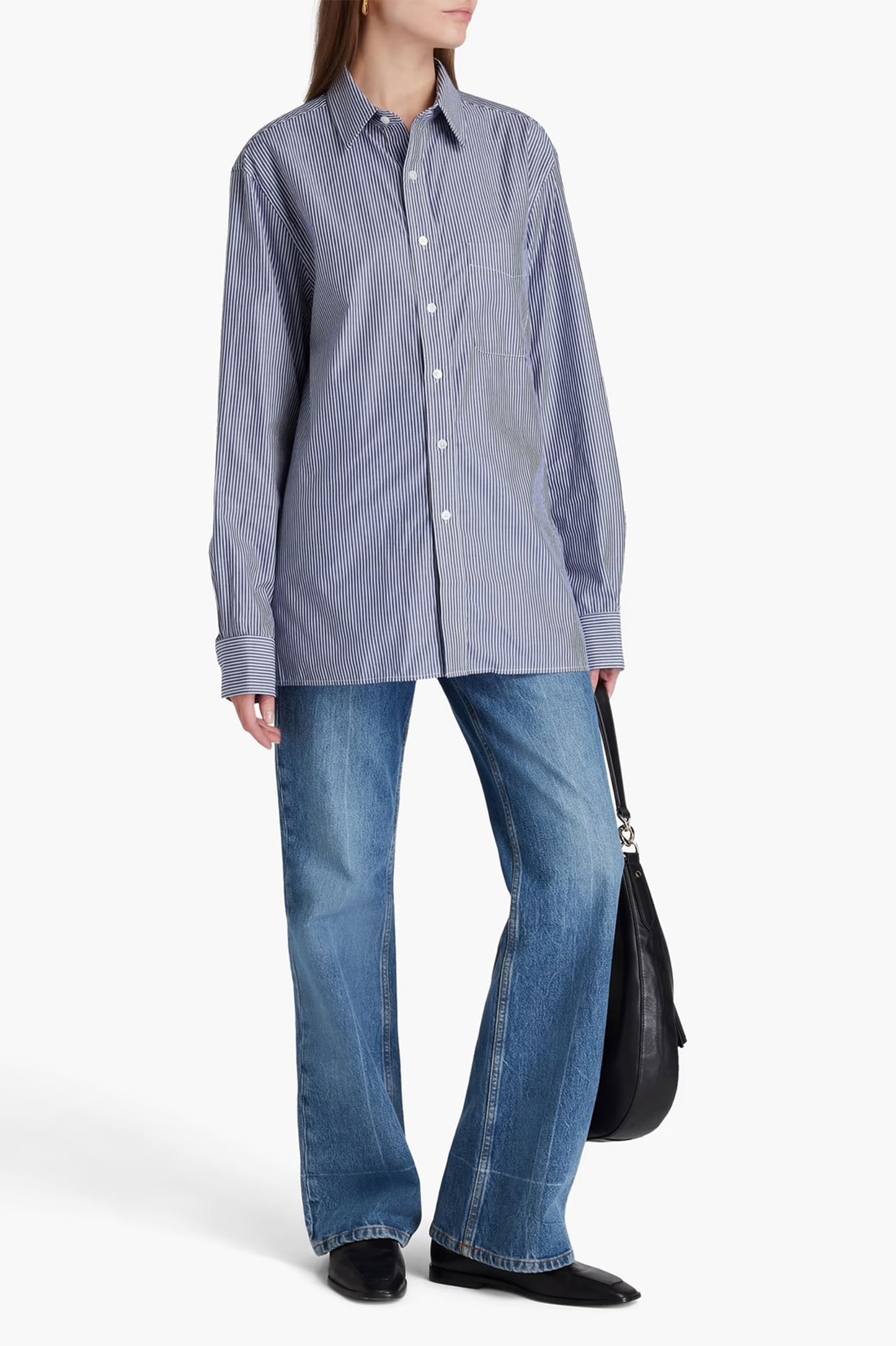 Finn Striped Cotton-Poplin Shirt