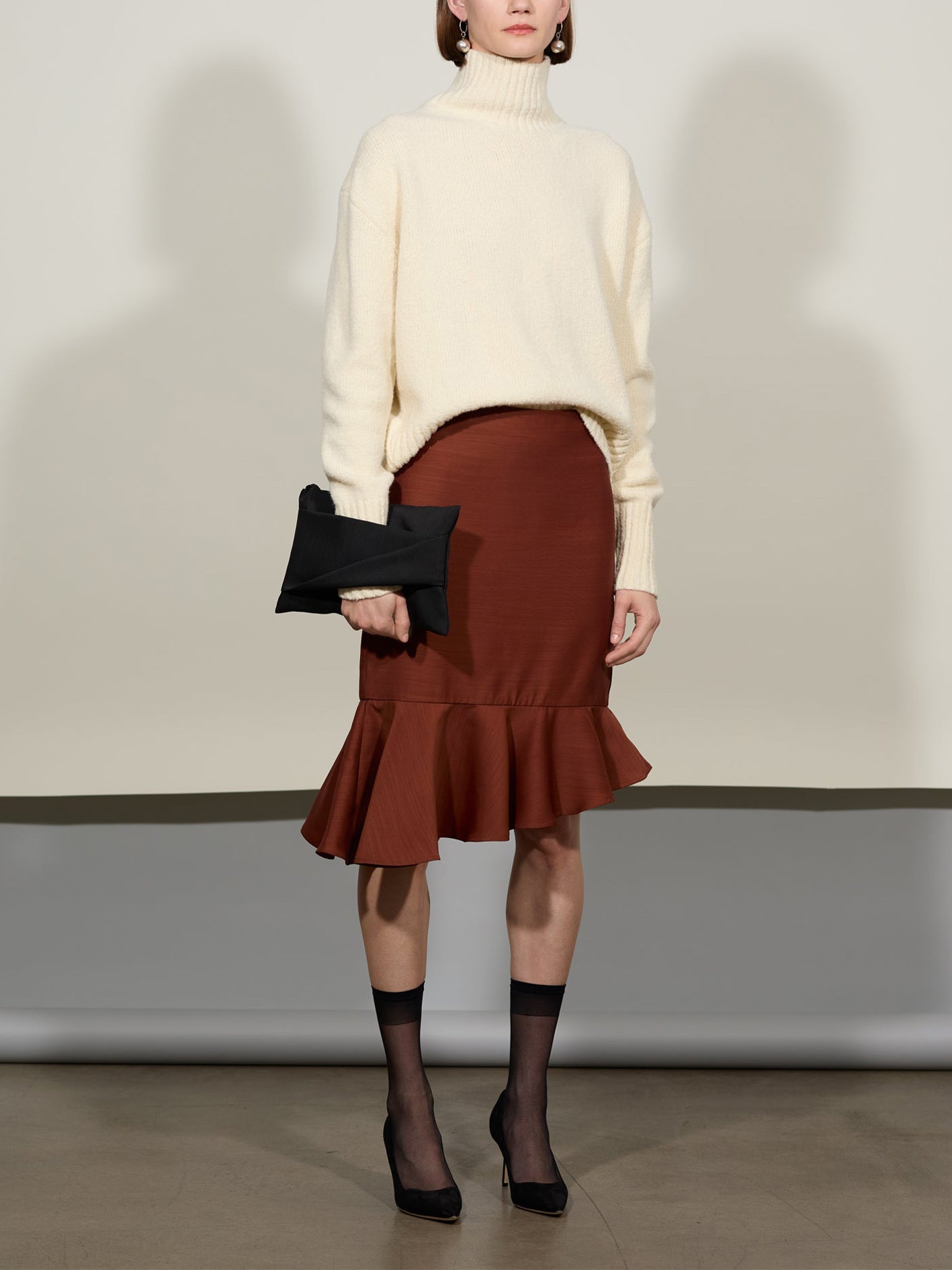 Chunky Wool Roller Knit