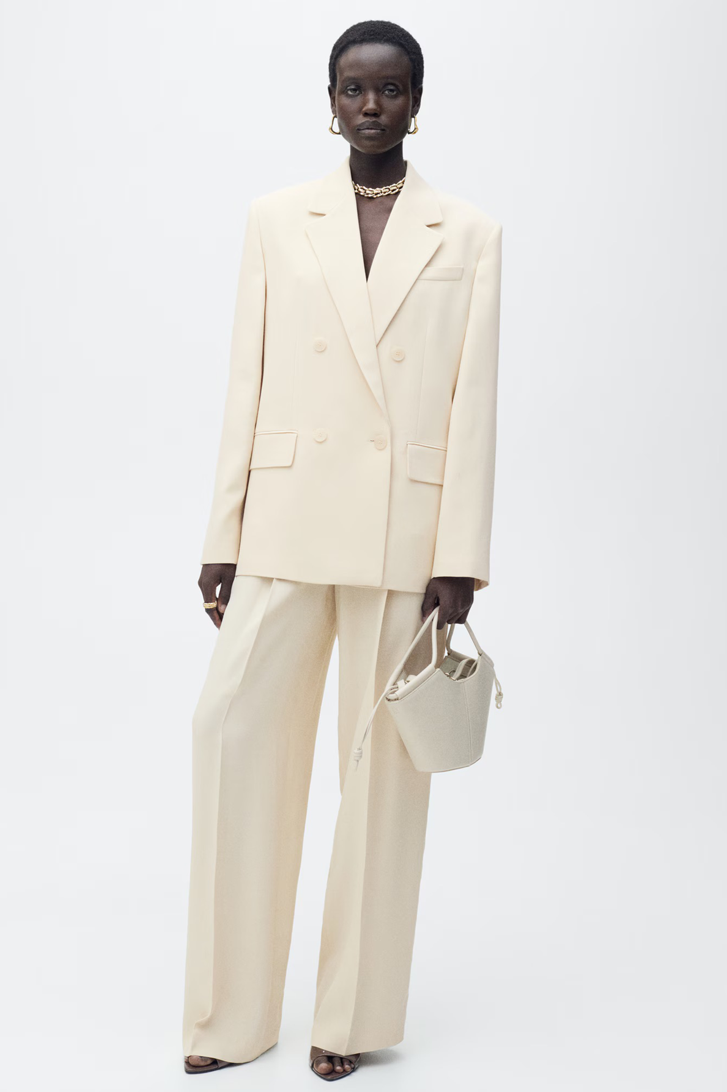 Double-Breasted Suit Jacket