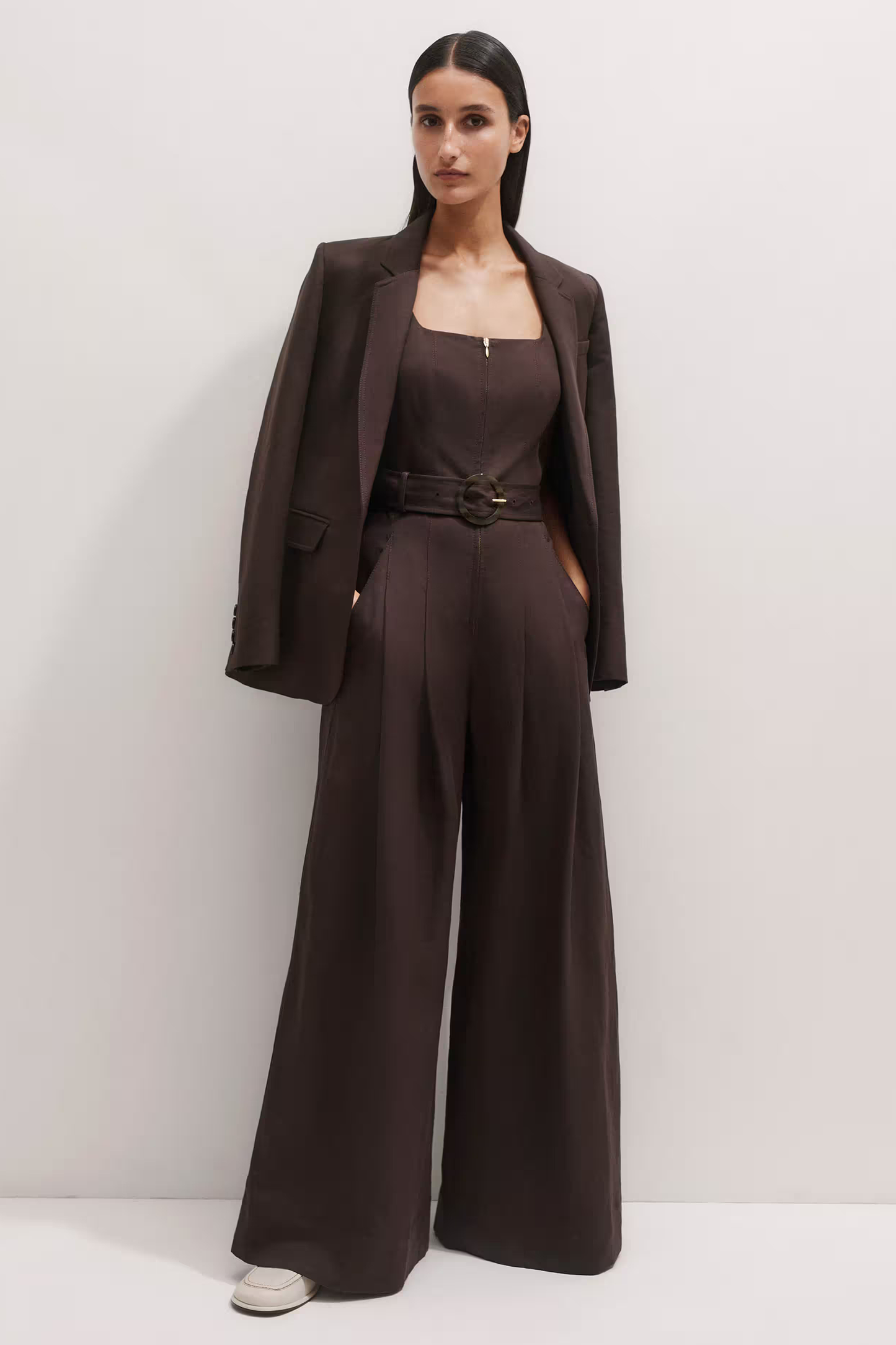 The Event Ready Tailored Jumpsuit + Belt