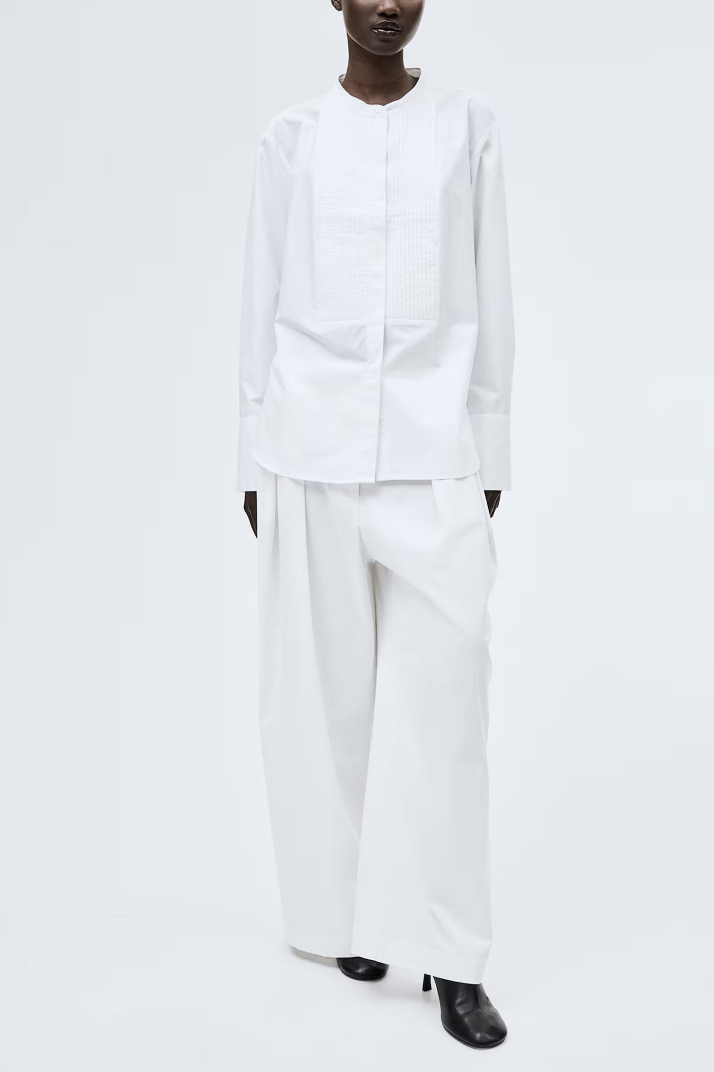 Poplin Tuxedo Shirt