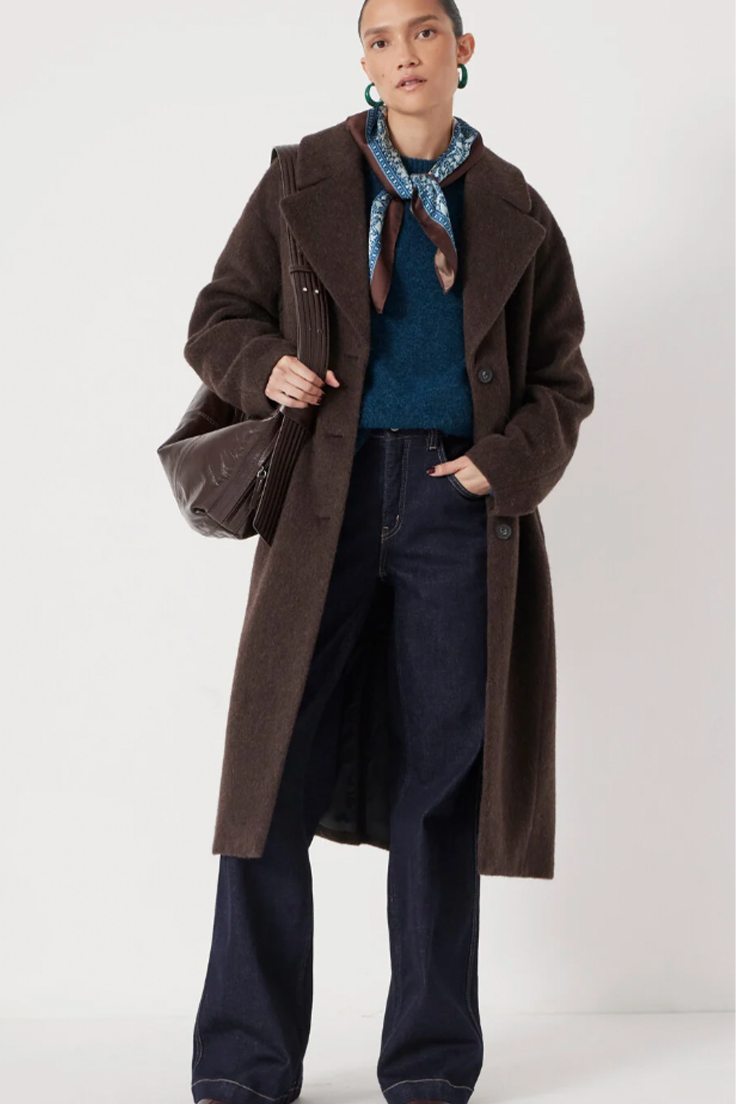 Italian Wool Cocoon Coat