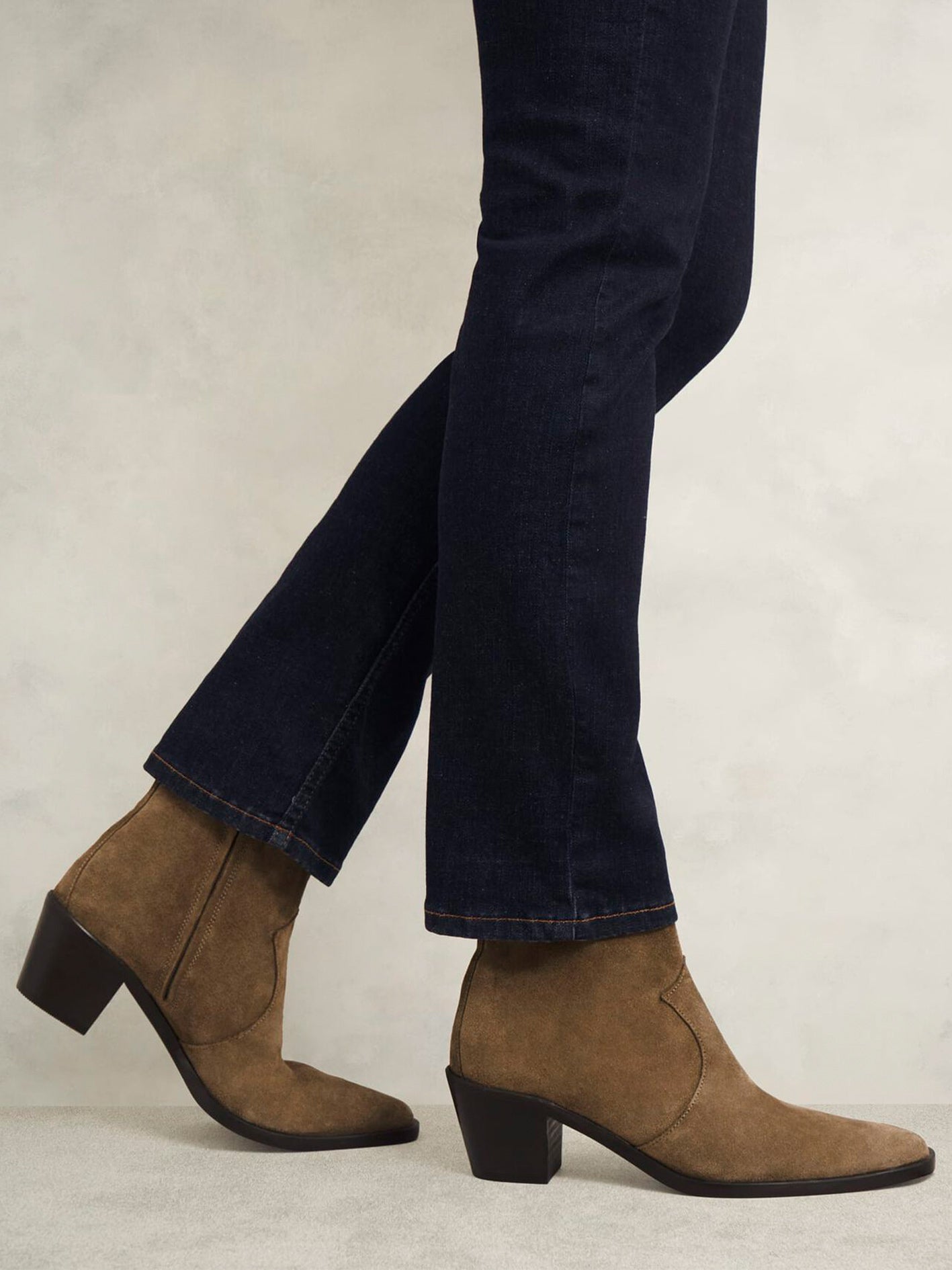 Frankie Suede Western Boots