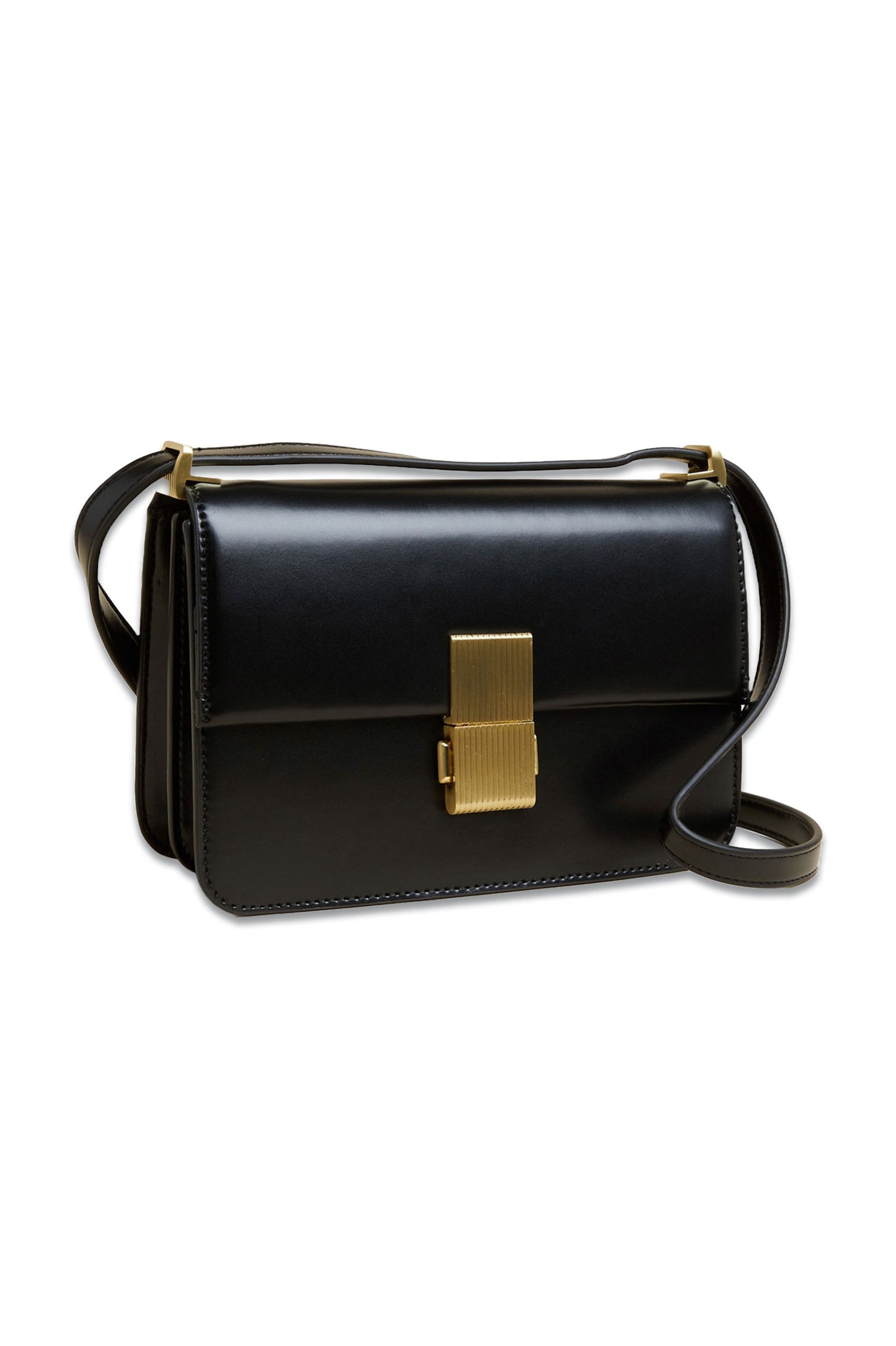 Faux Leather Cross Body Bag