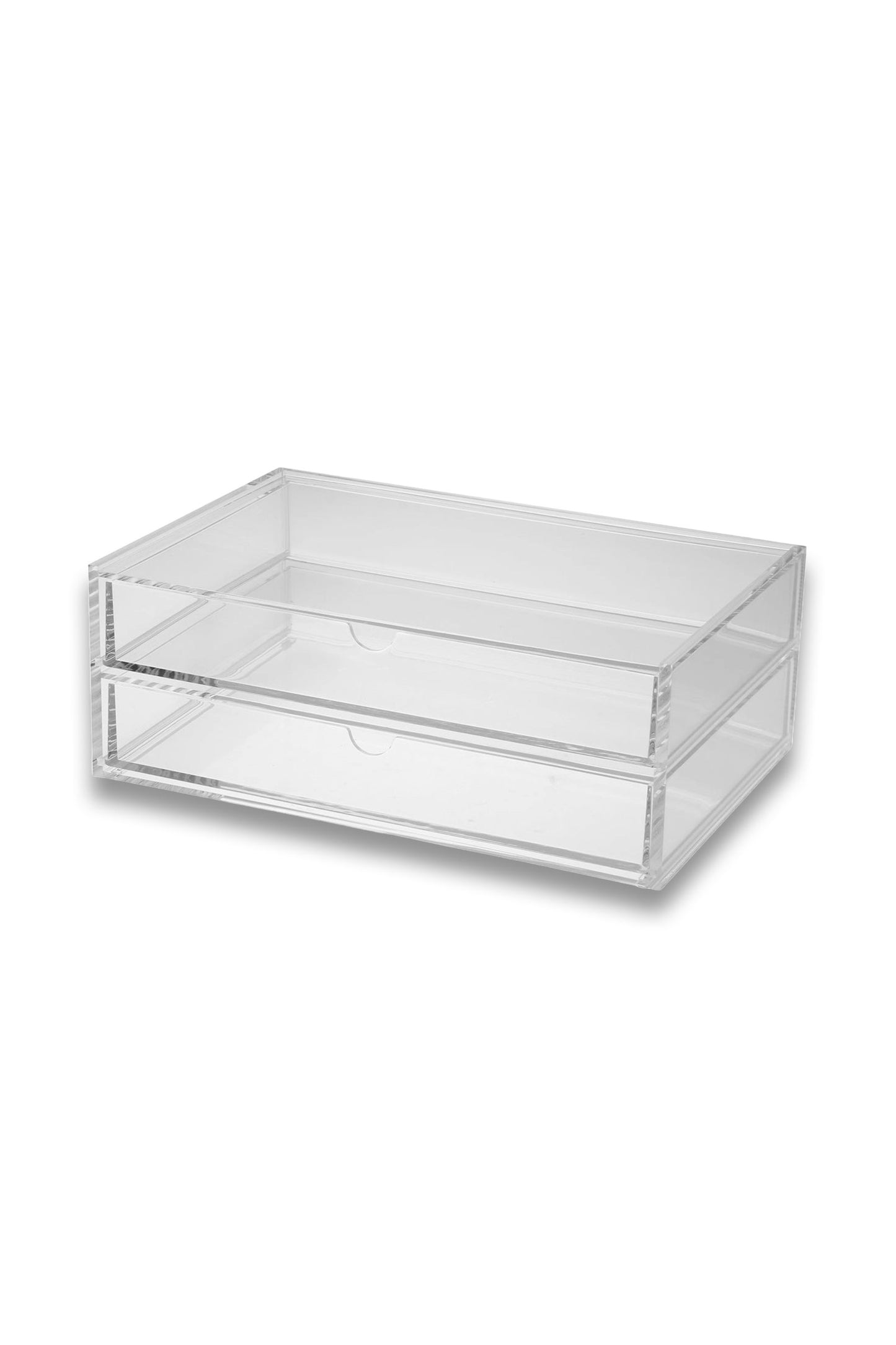 Stackable Acrylic 2 Drawer Box