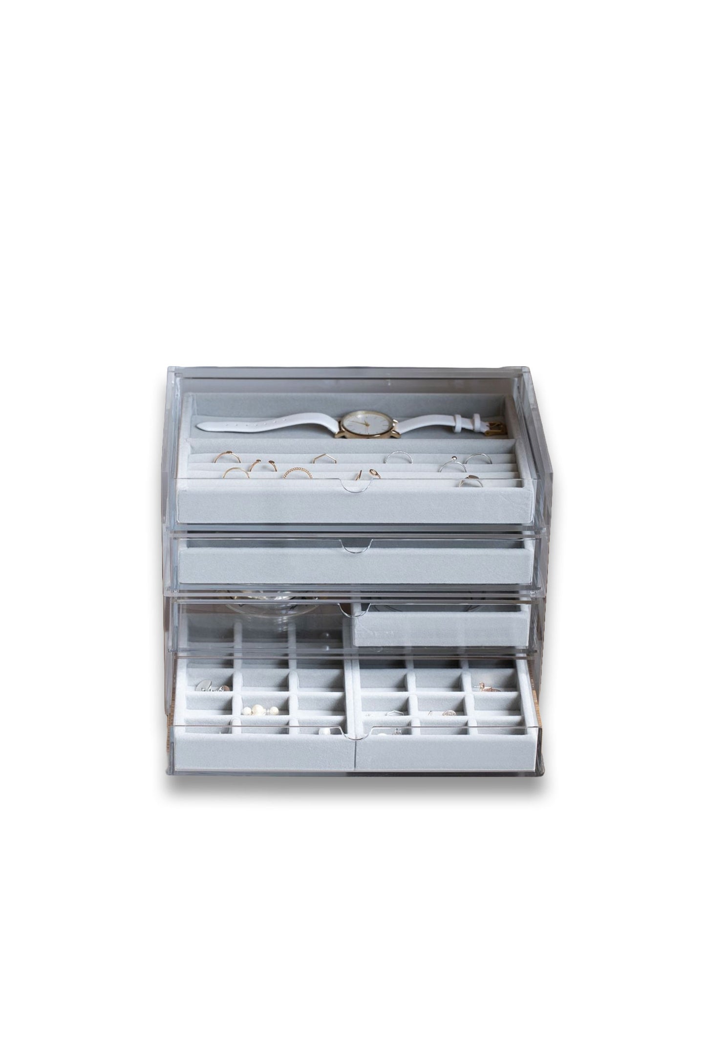 Stackable Acrylic 2 Drawer Box