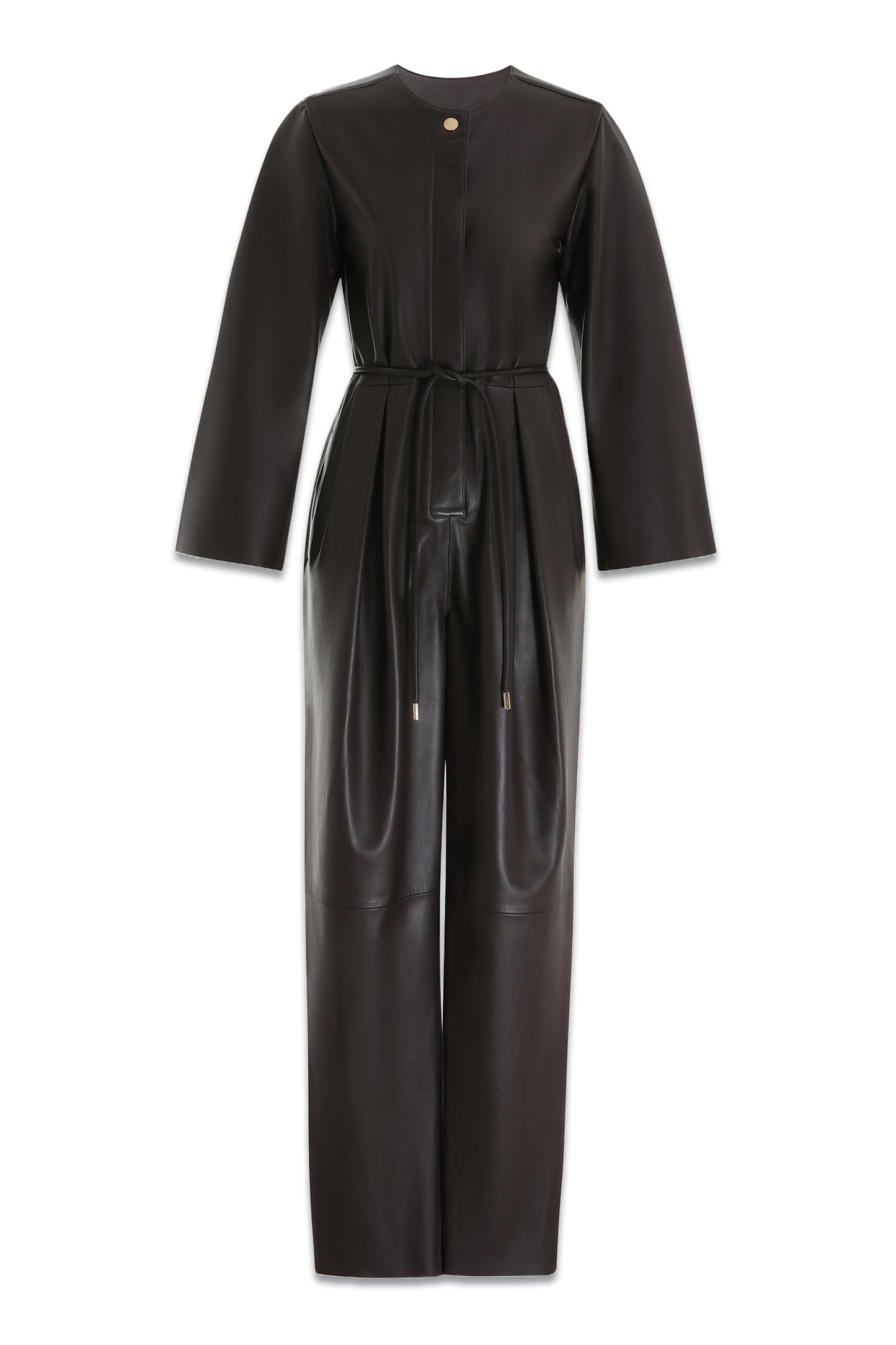 Luminosity leather jumpsuit