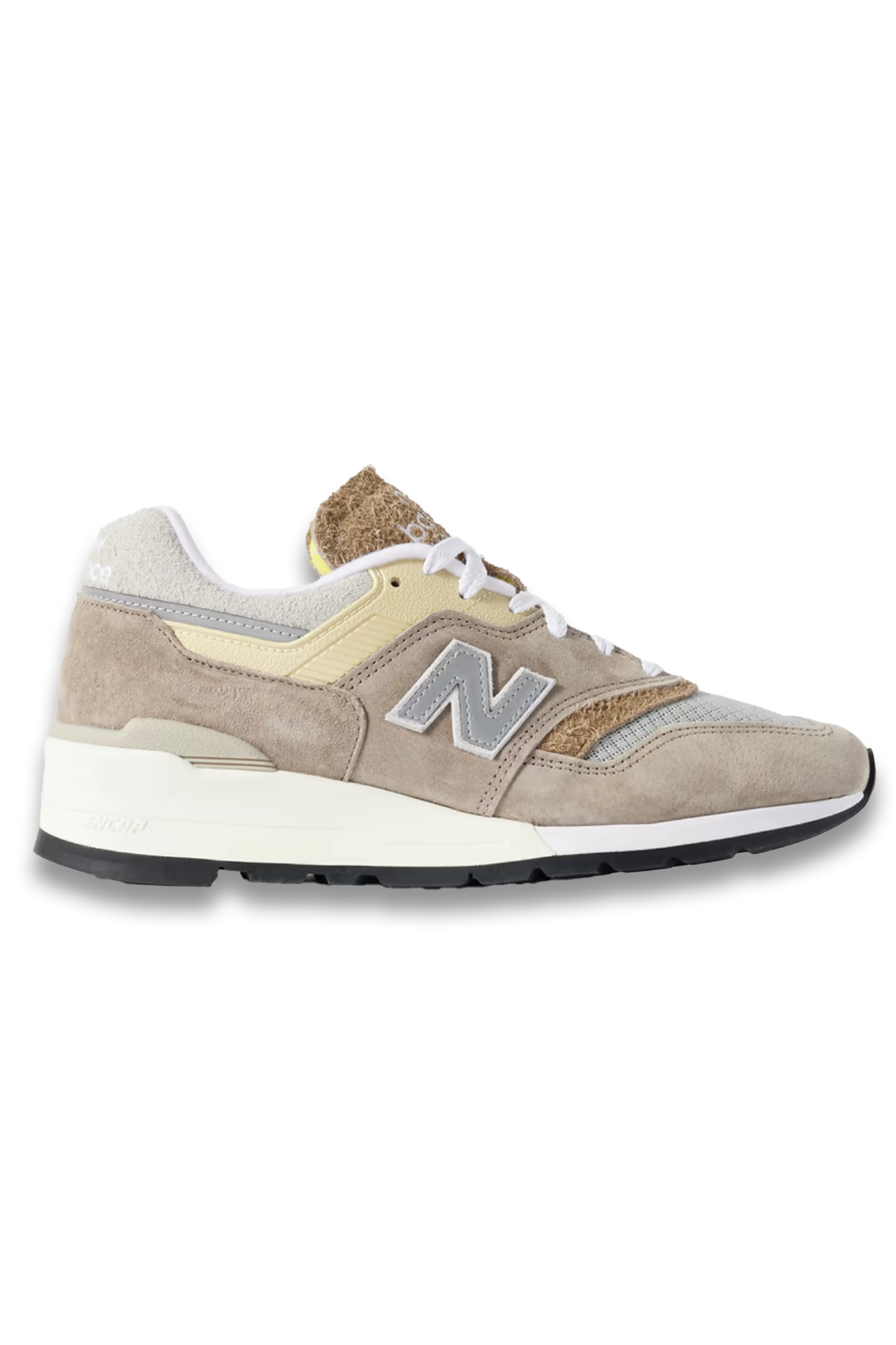 997 Leather and Mesh-Trimmed Suede Sneakers