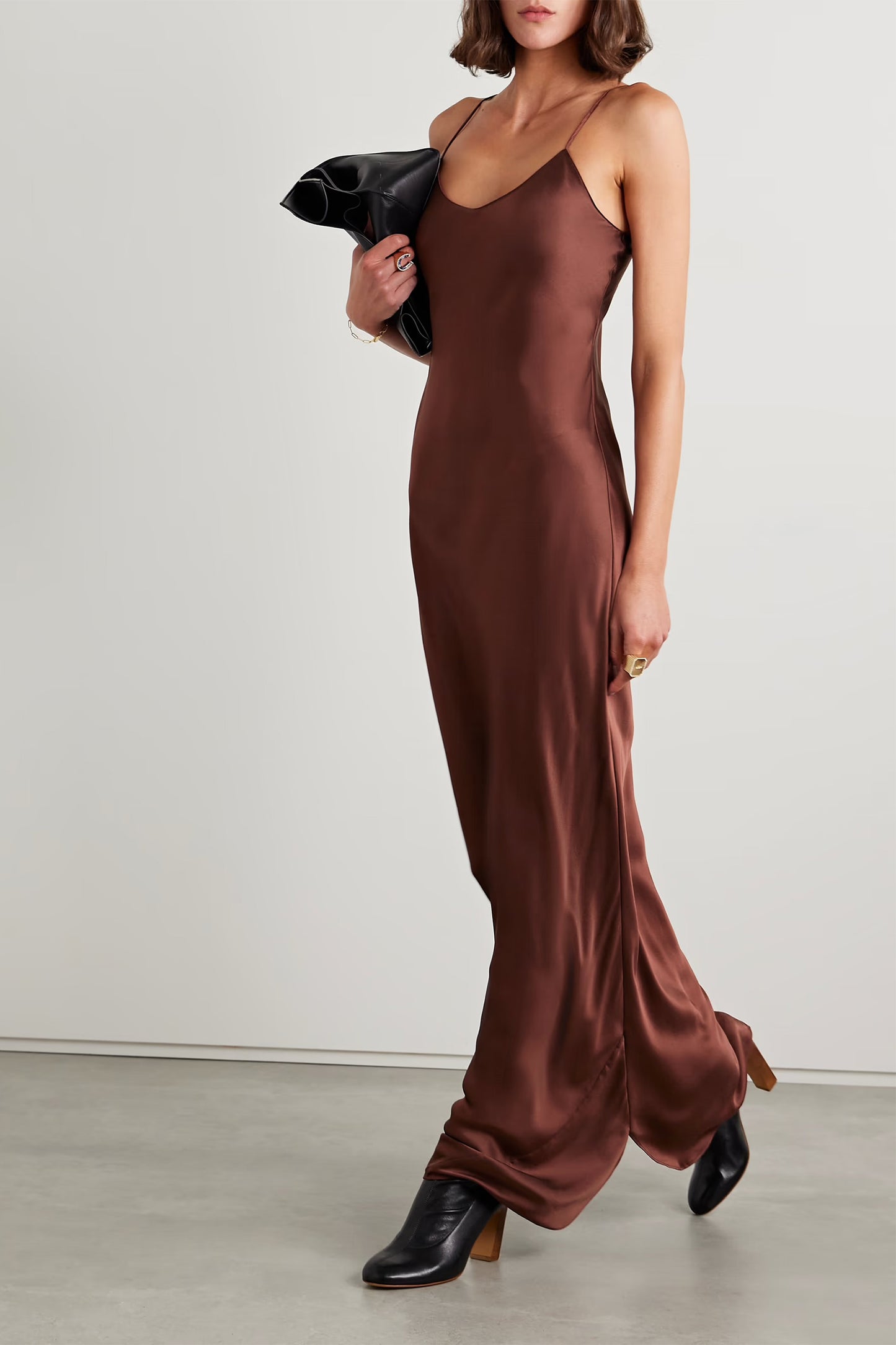 Cami Silk-satin Gown