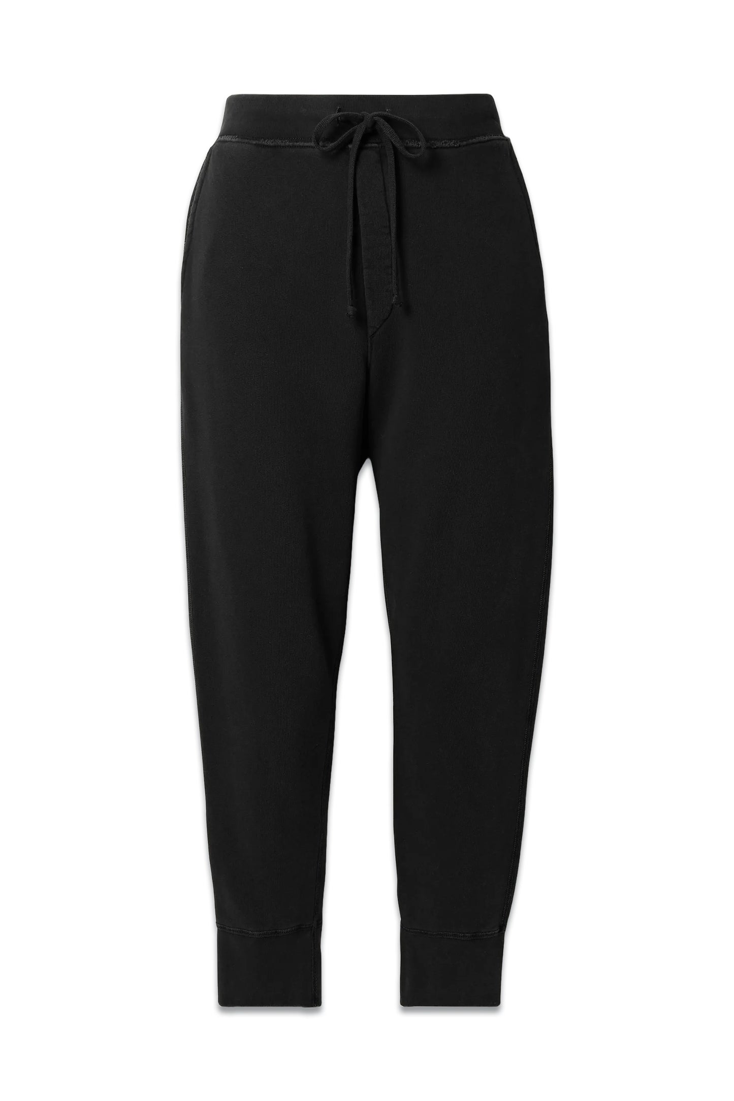 Nolan Cropped Cotton-jersey Track Pants
