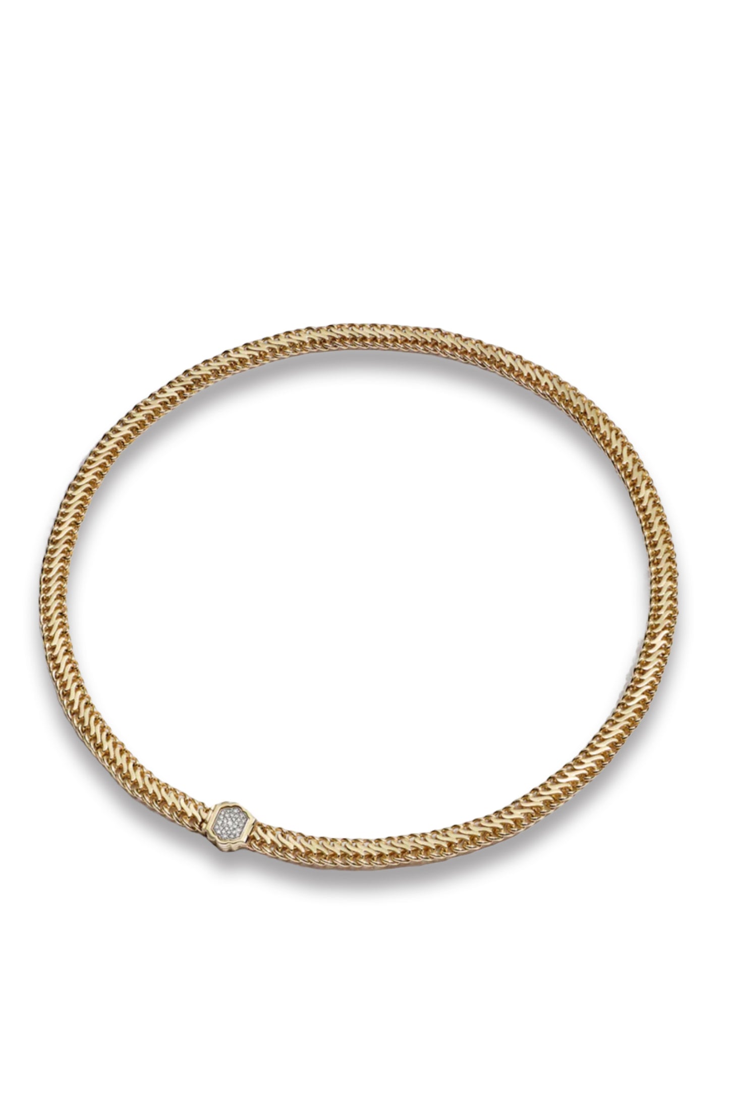 Snakelet Diamond Necklace