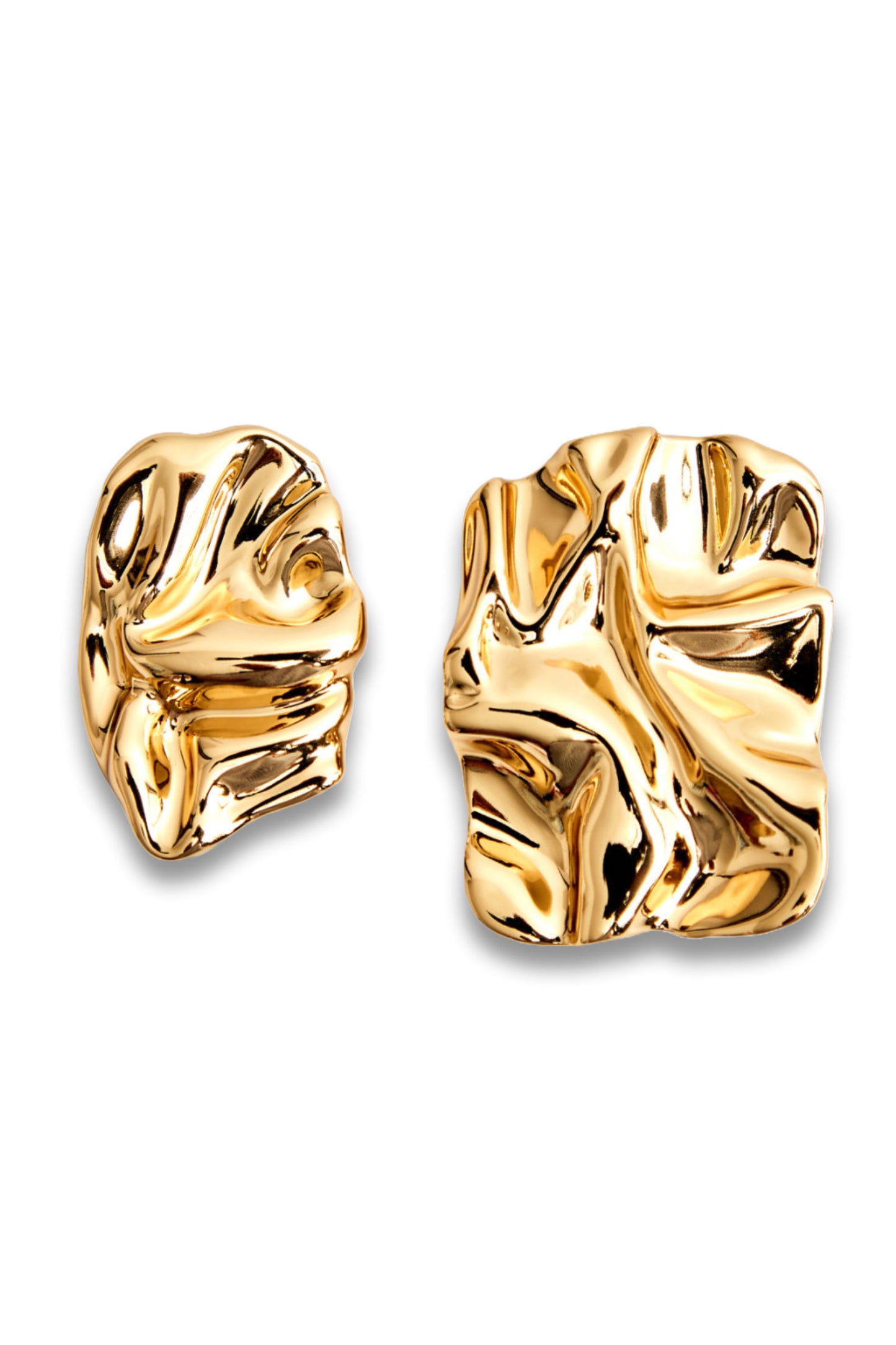 Scrunched Mismatched Earrings