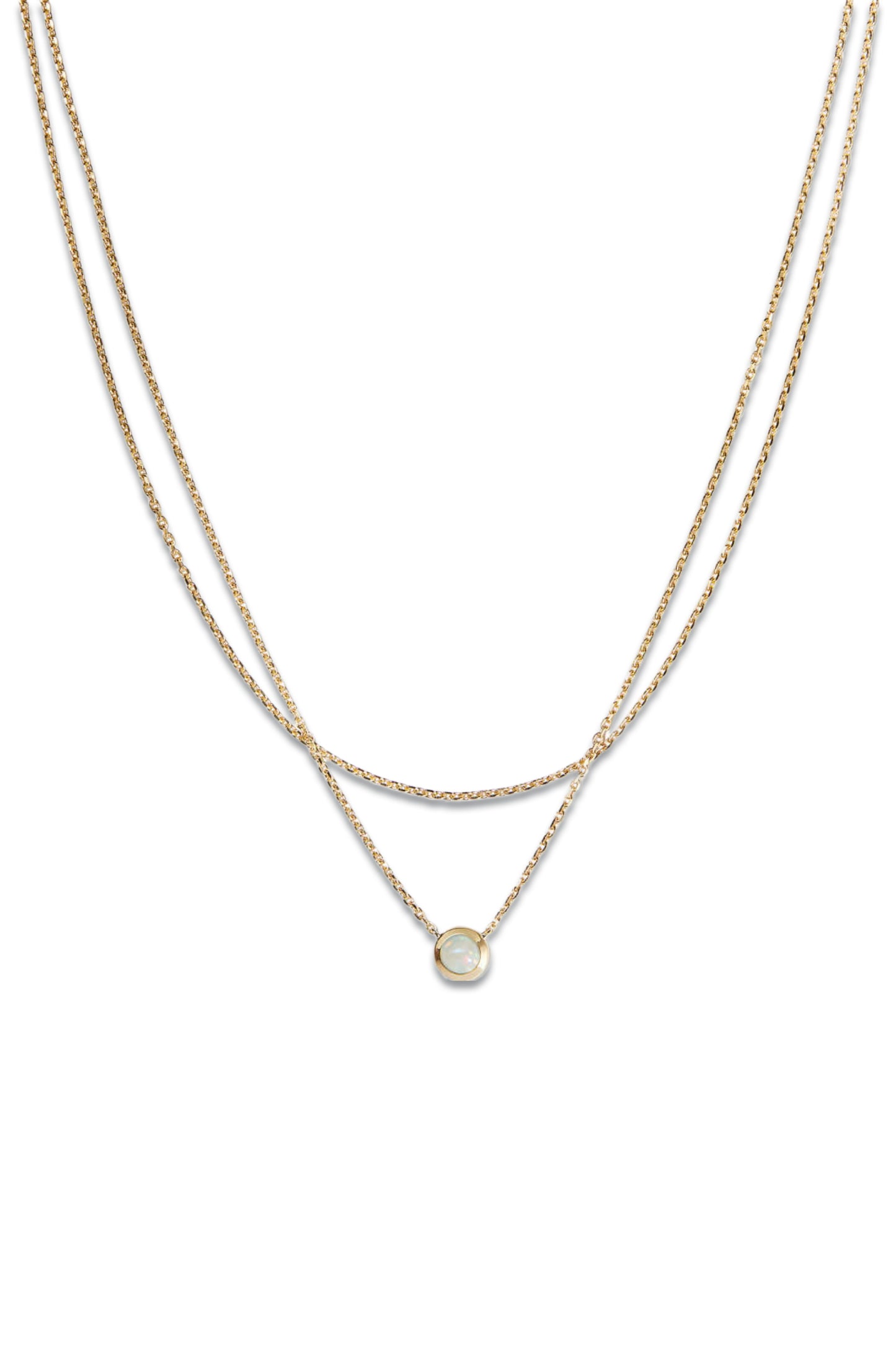 Layered Opal Necklace