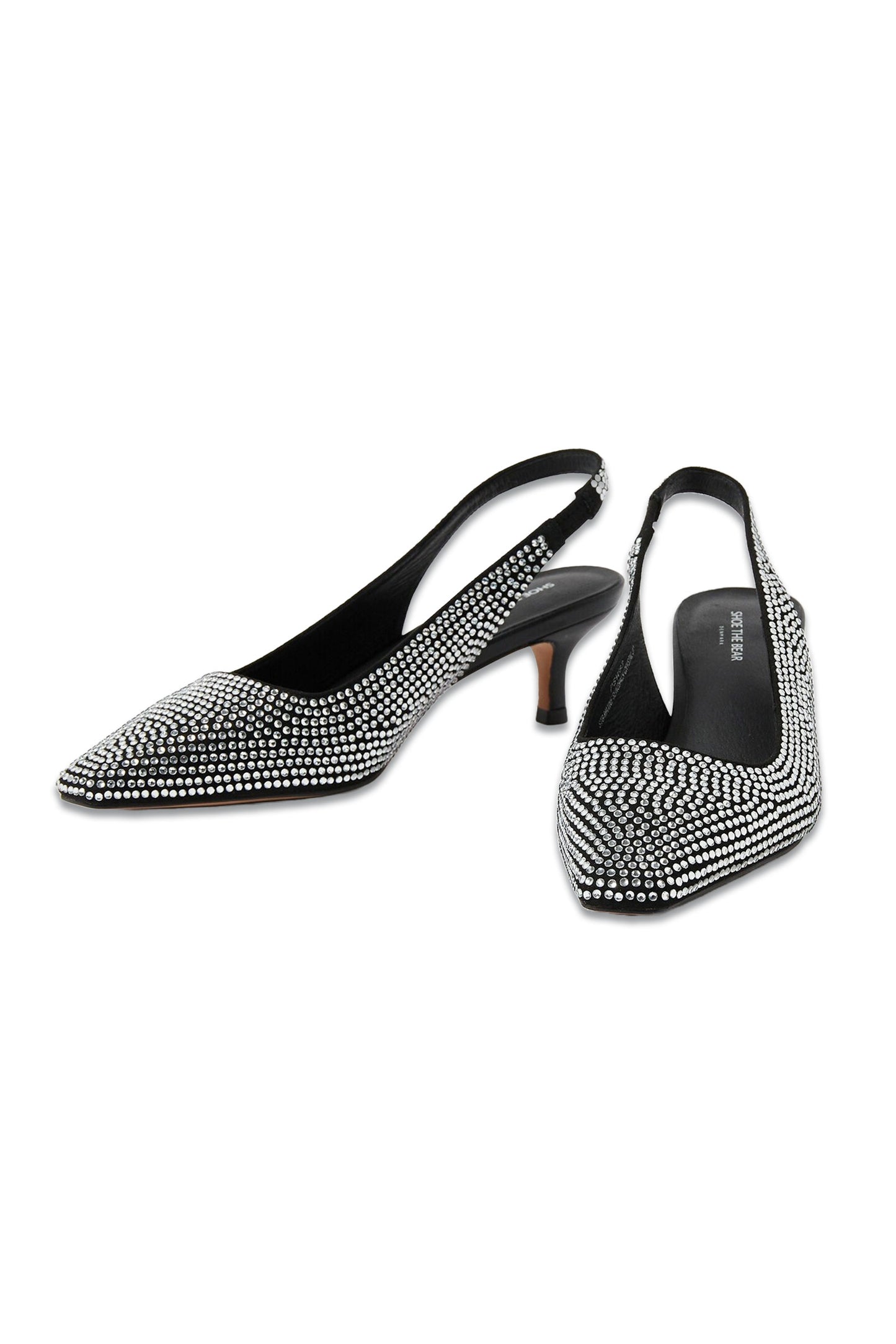 Shoe The Bear Maxine Crystal Silver Heeled Sandals