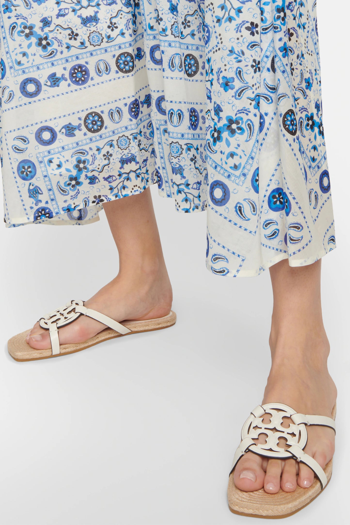 Miller Leather and Jute Sandals