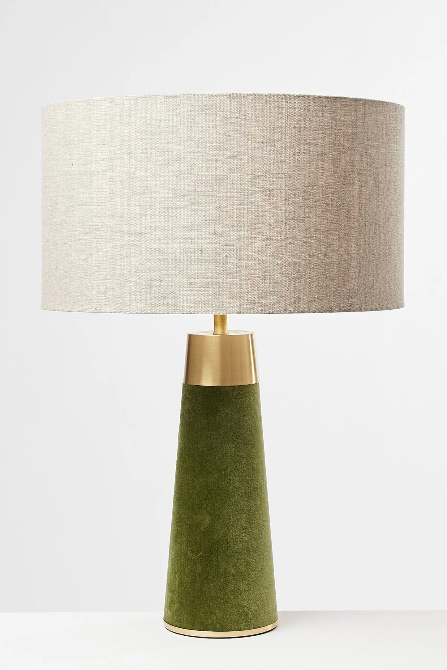 Ero Green Velvet Shade Table & Desk Lamp Large