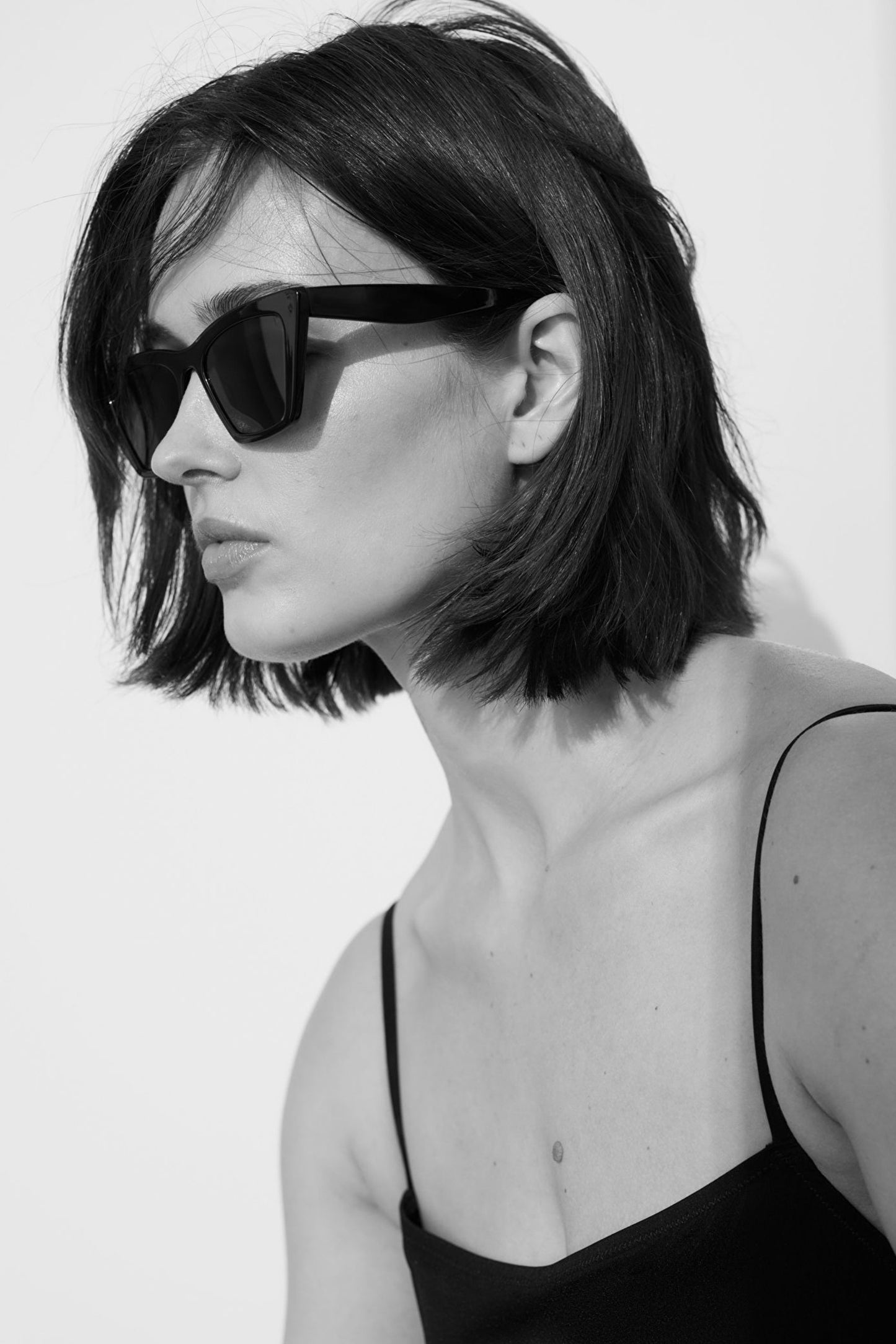 Angular Cat Eye Sunglasses
