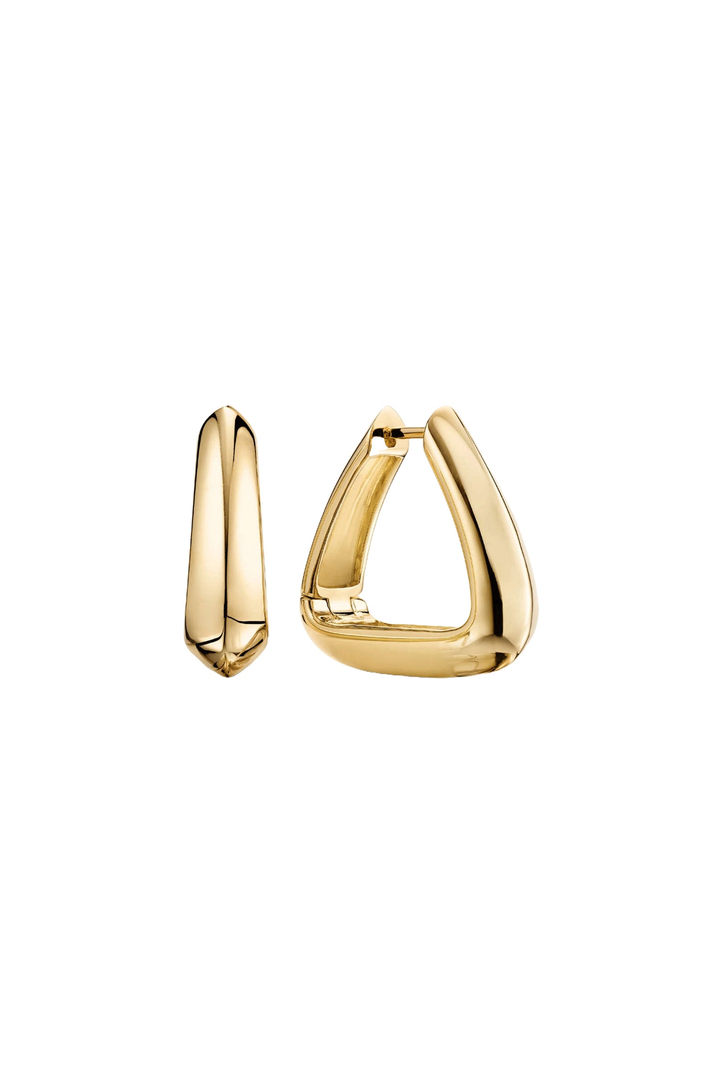 Pyra Gold Large Hoops