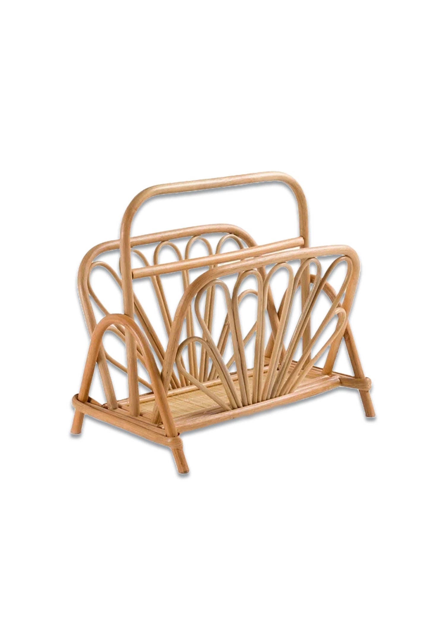 Malu Rattan Magazine Rack