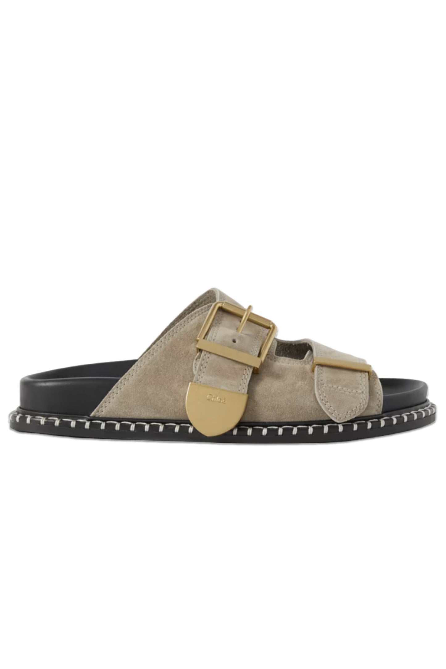 + NET SUSTAIN Rebecca Whipstiched Suede Slides