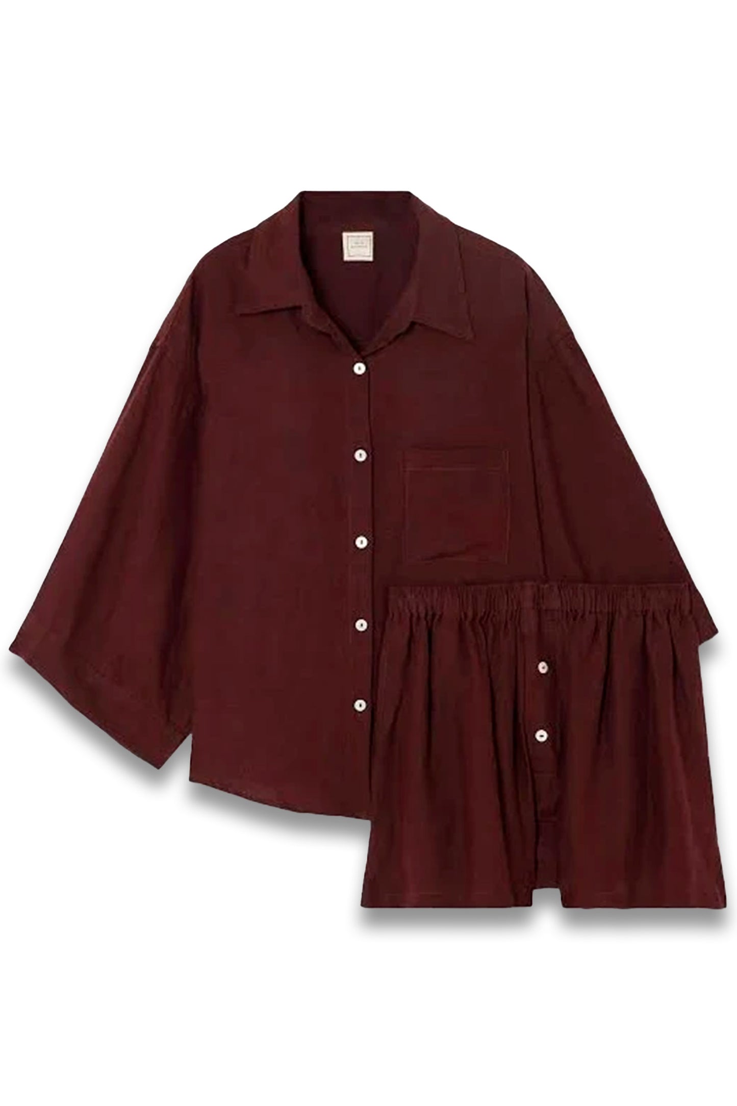 Burgundy 'The 03' Pyjama Set