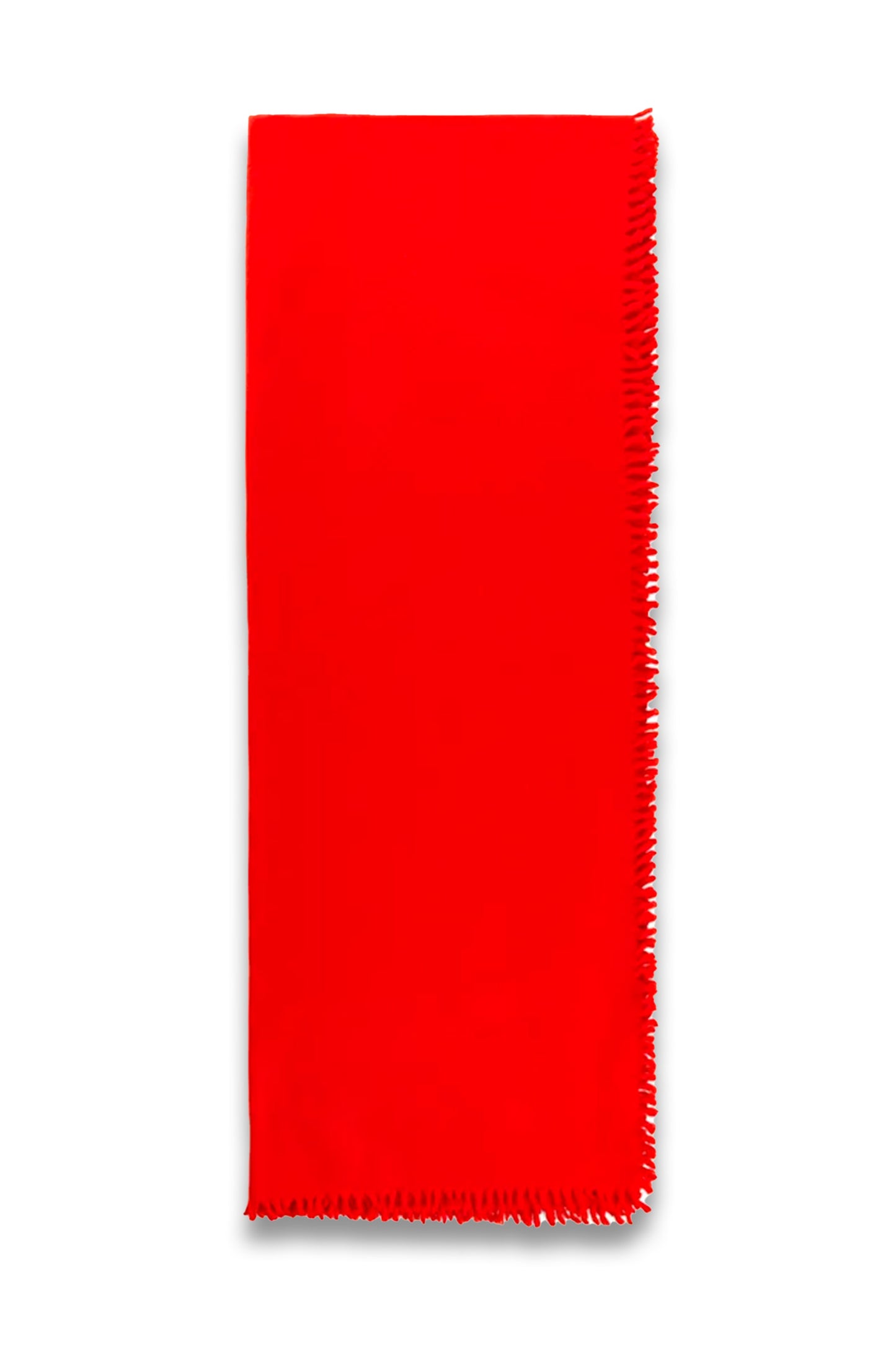 Red wool scarf