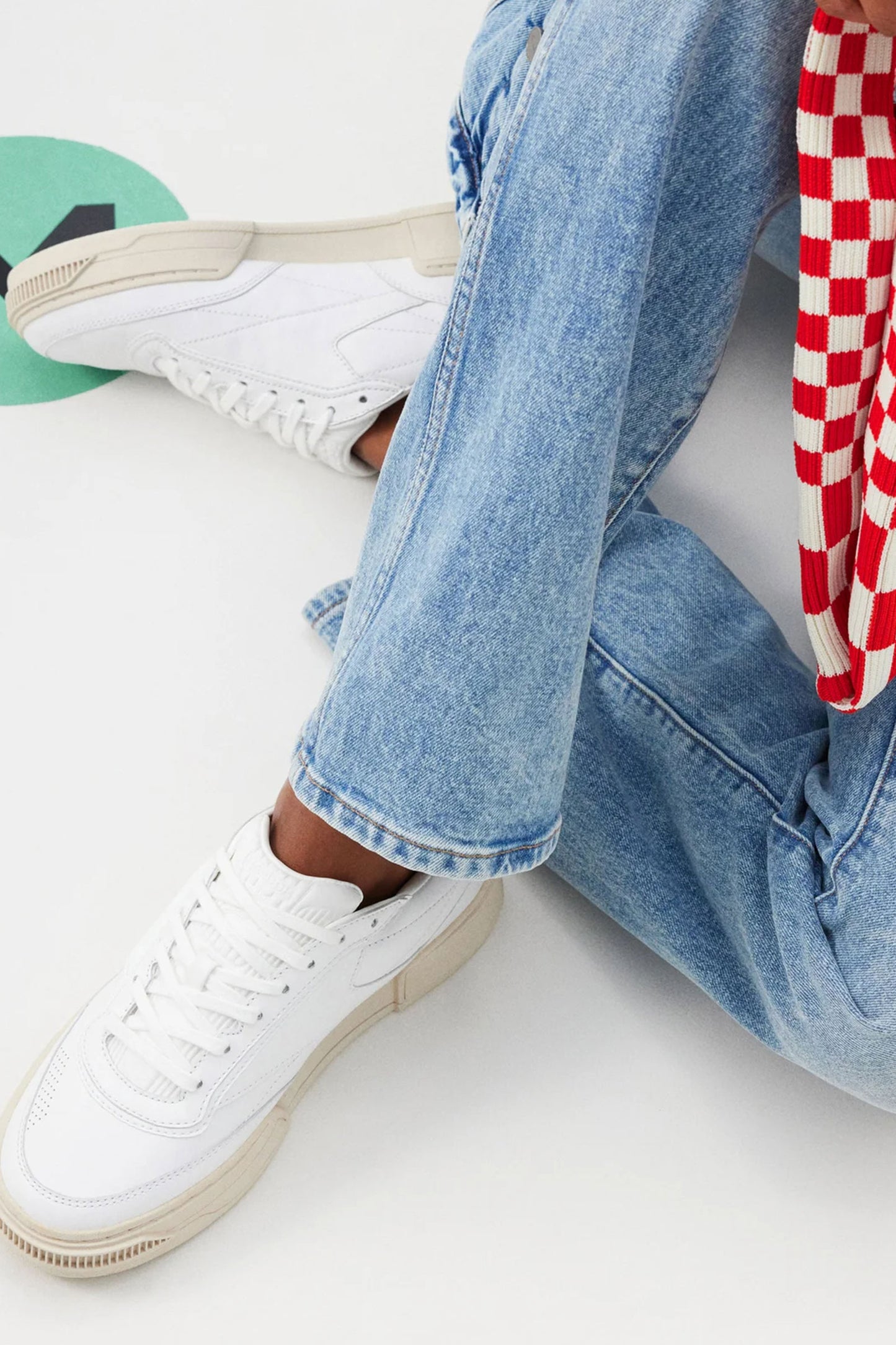 Club C Vintage Leather Trainers