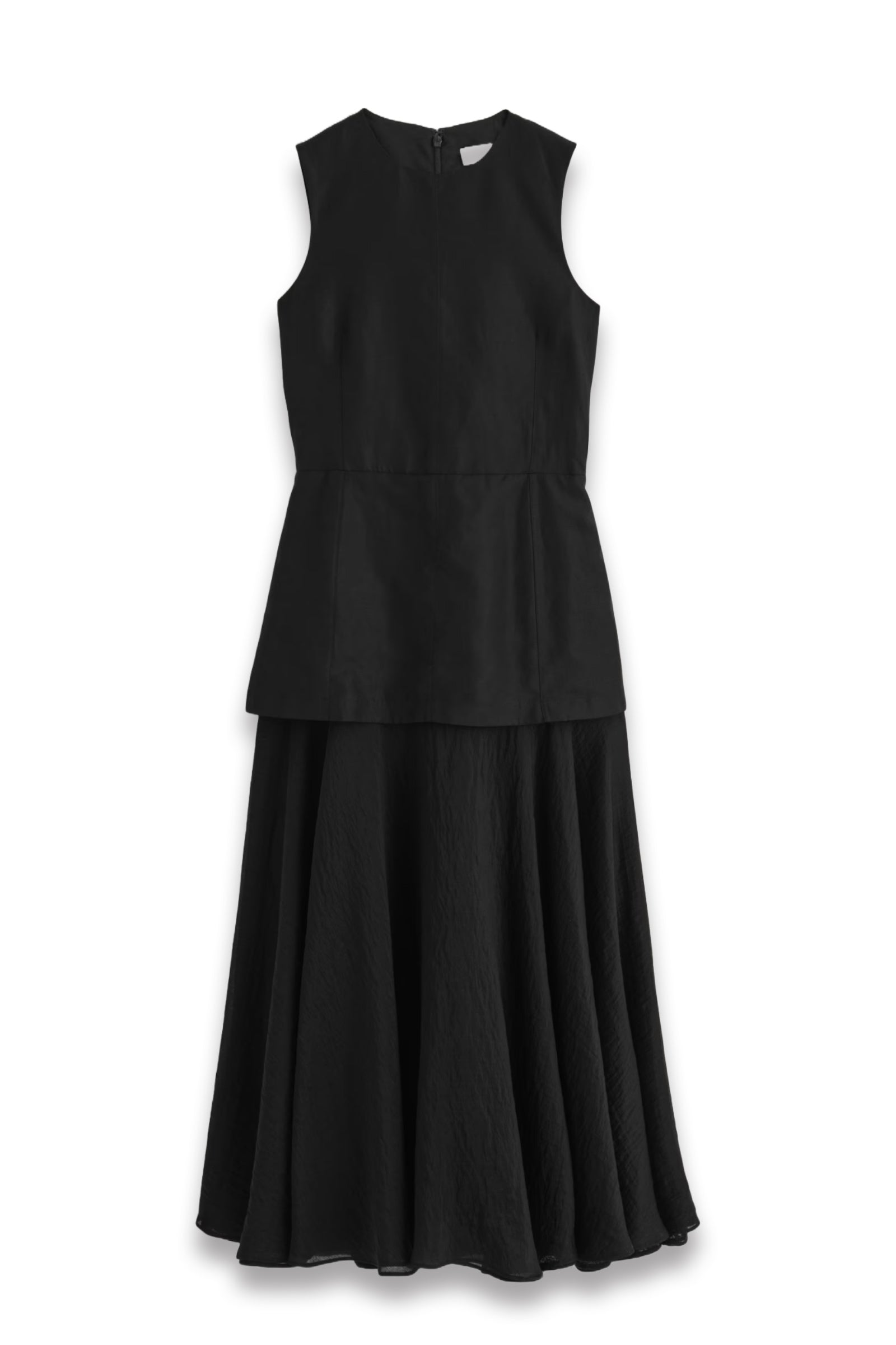 Layered Peplum Midi Dress – Wardrobe Icons