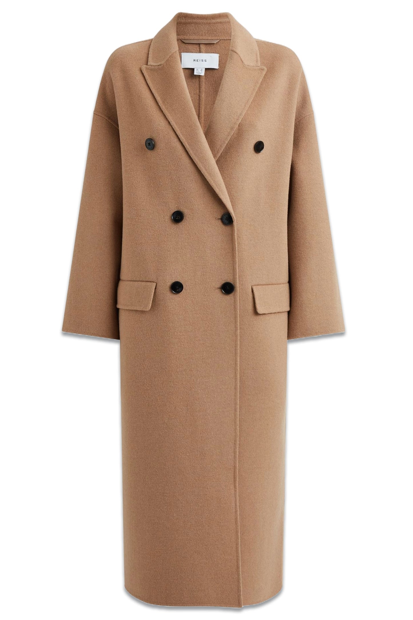 Layah Relaxed Wool Double Breasted Coat