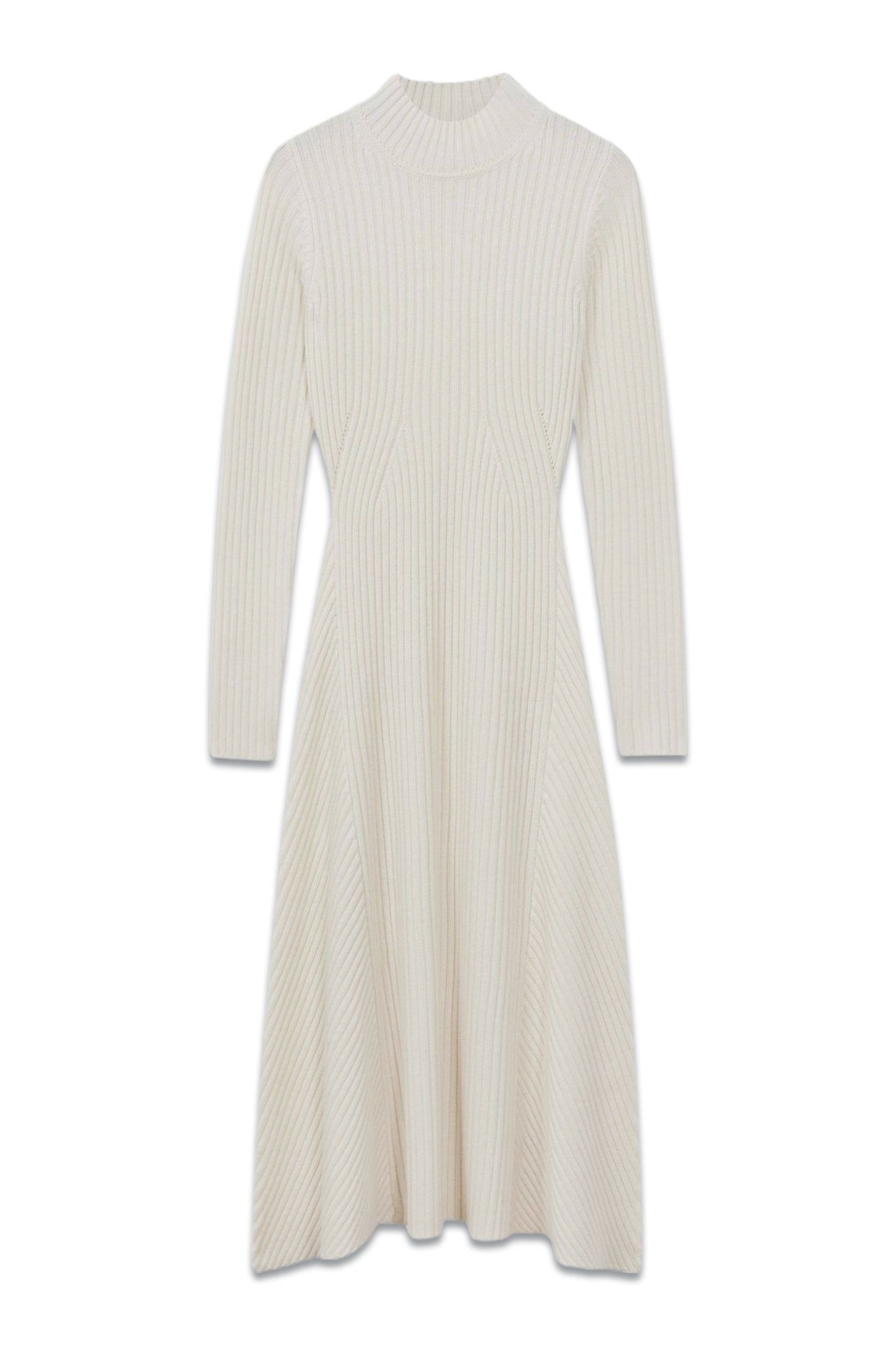Kris Wool Blend Bodycon Midi Dress