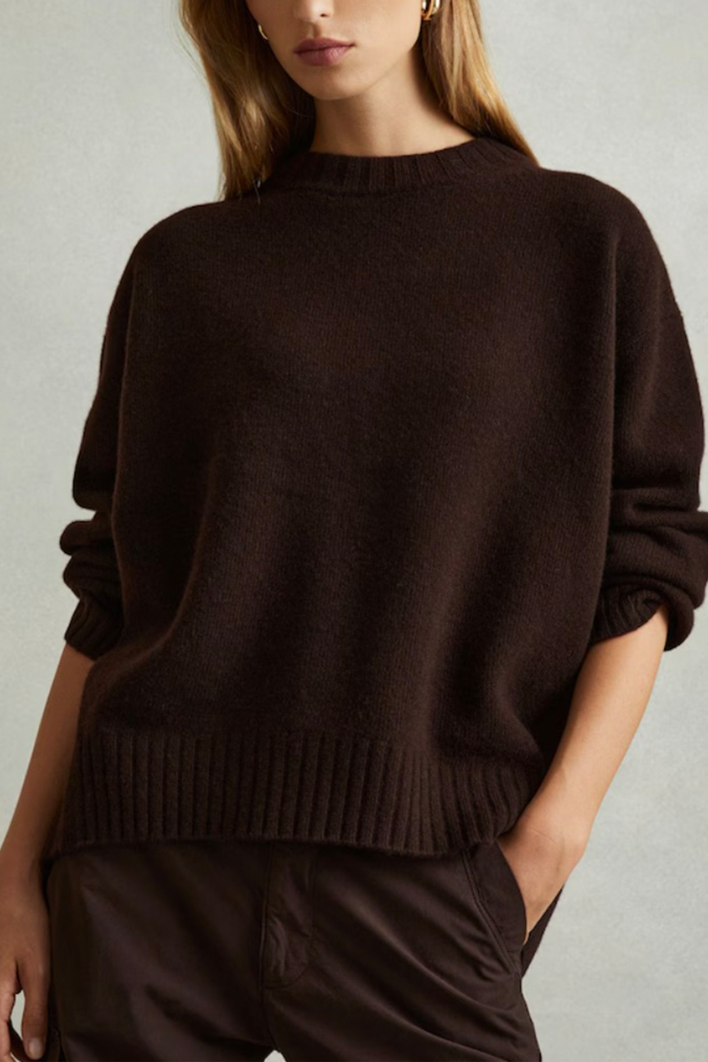 Elena Wool-Cashmere Crew Neck Jumper