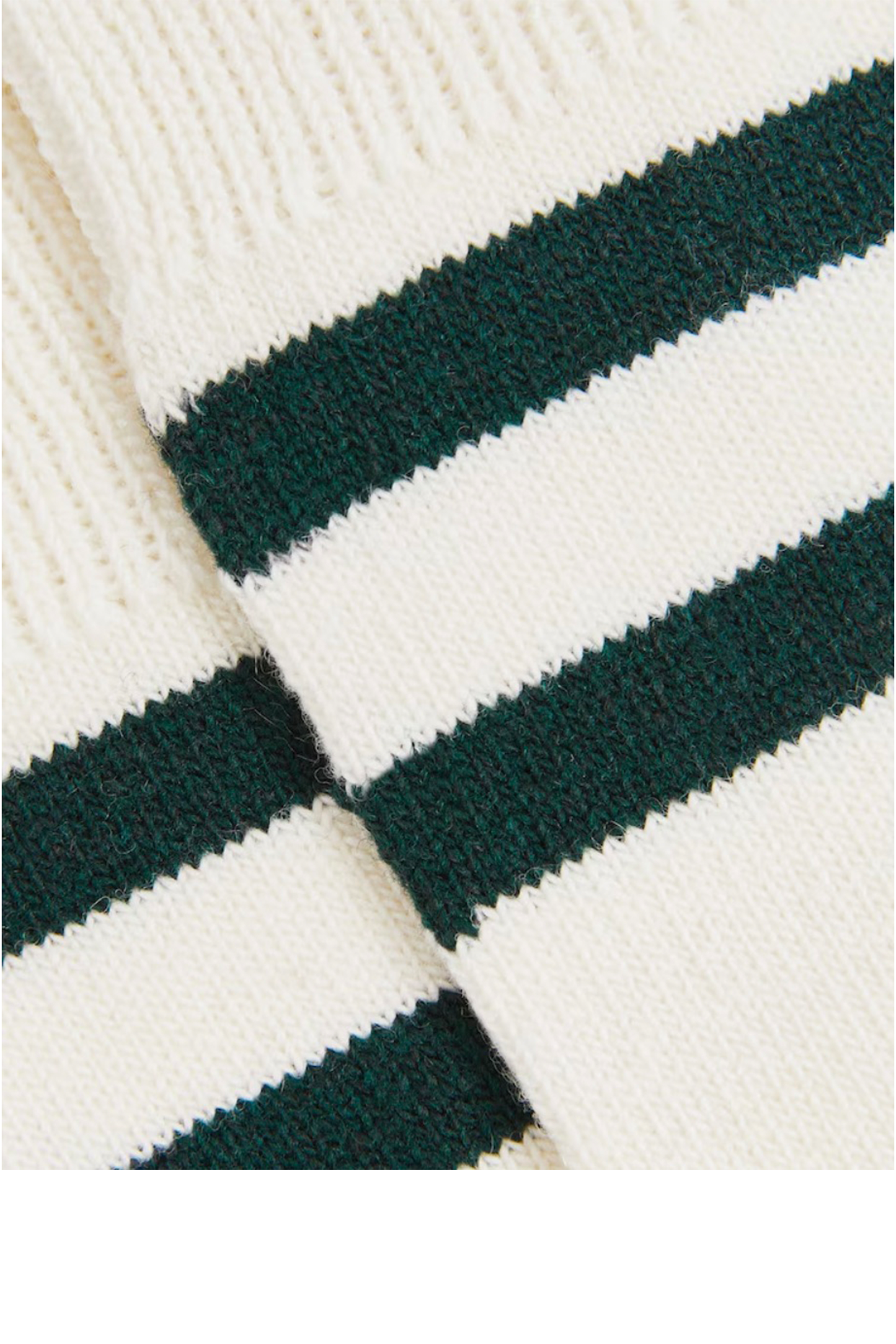 Striped Socks With Wool And Cashmere