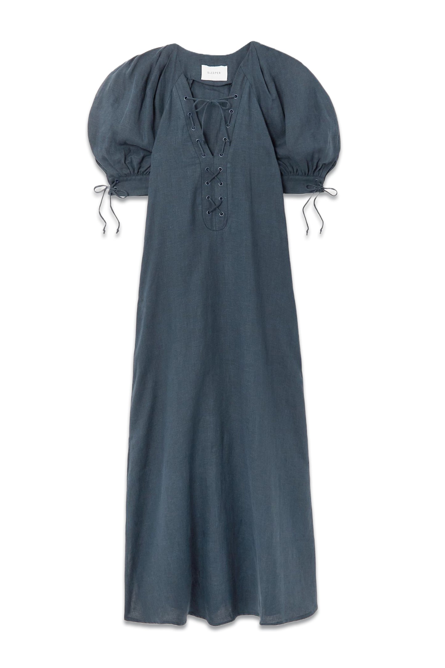 + NET SUSTAIN Garden Linen Midi Dress