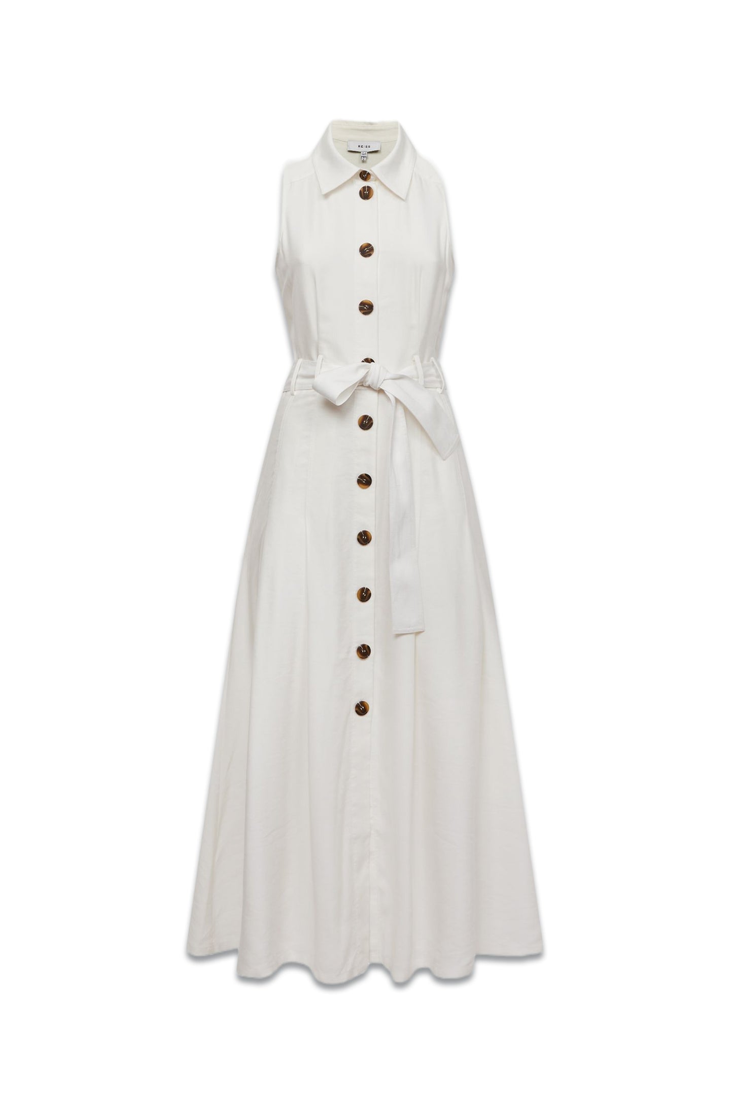 Milena Button Front Midi Dress