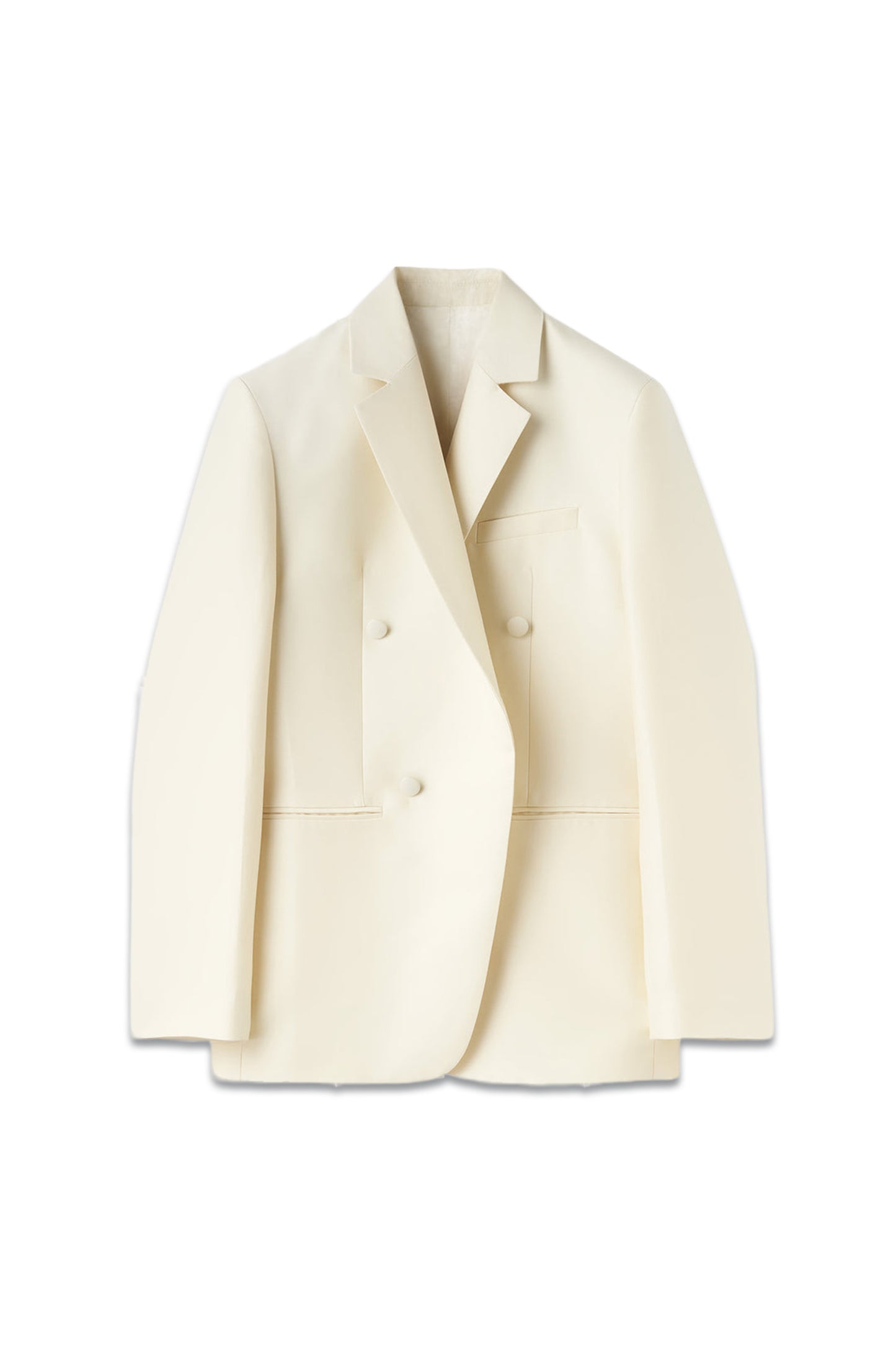 Relaxed Wool Suit Jacket Macadamia