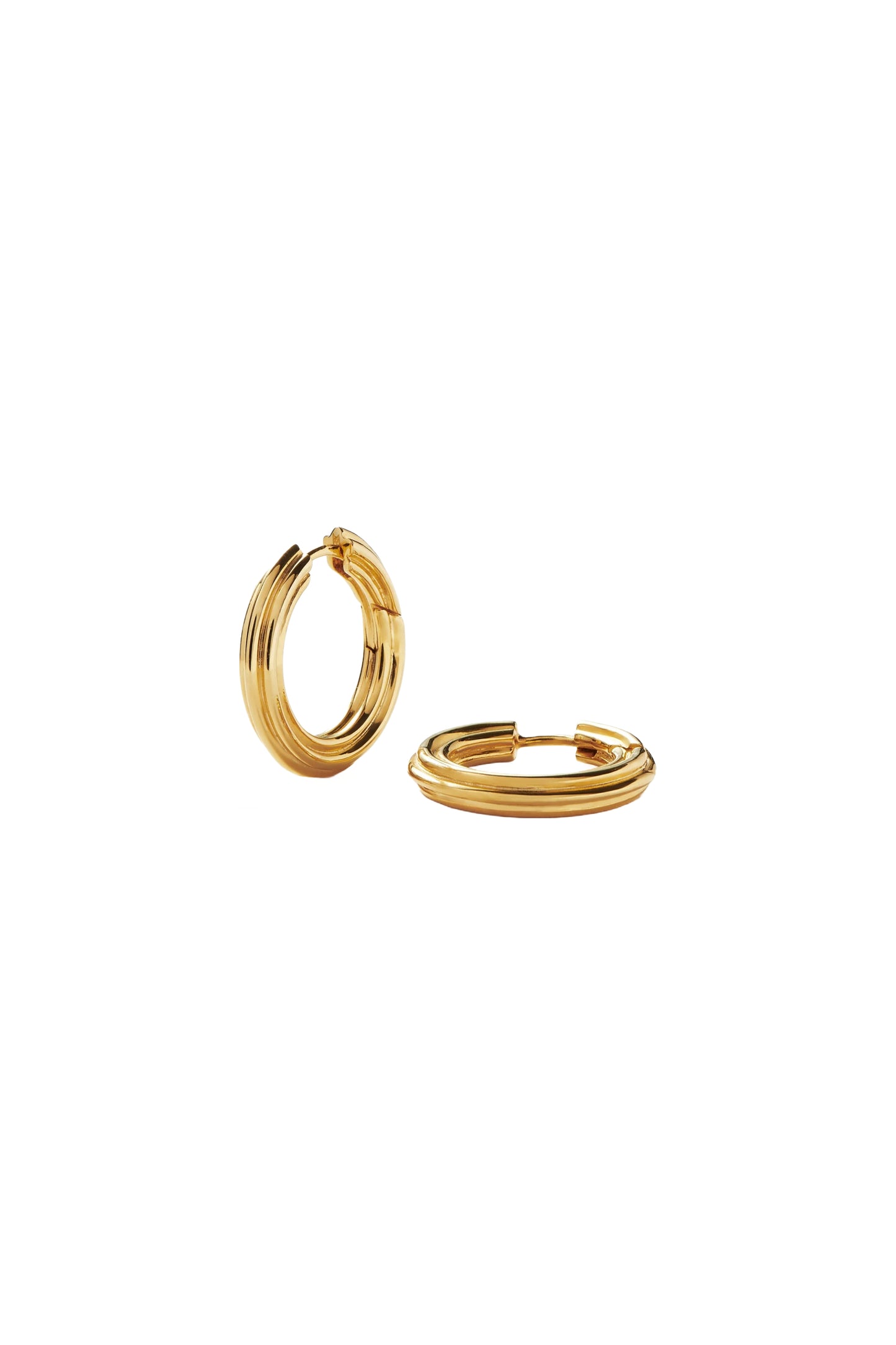 Ridge Small Hoop Earrings